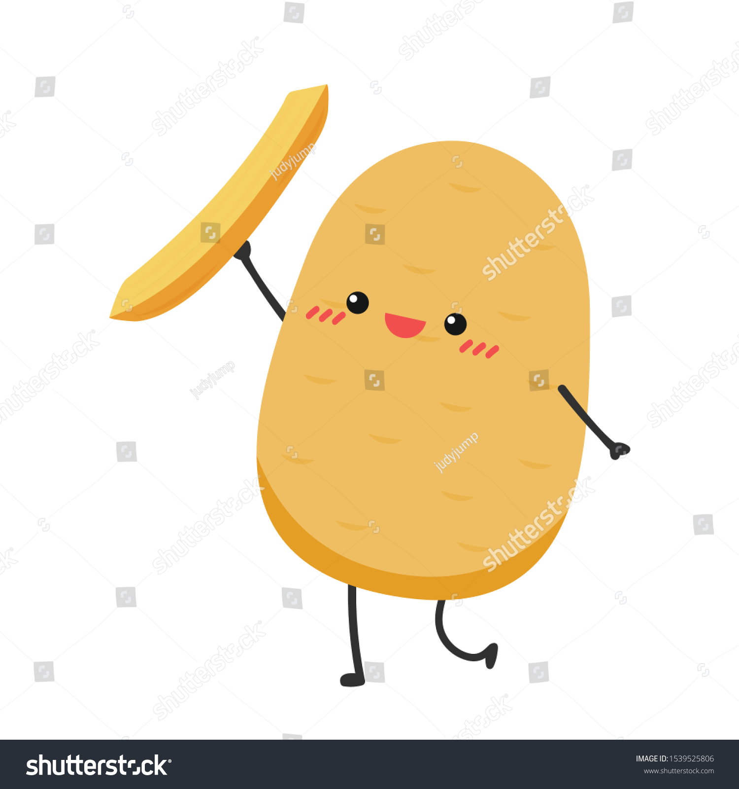 potato character design potato vector wallpaper stock vector royalty free 1539525806 shutterstock