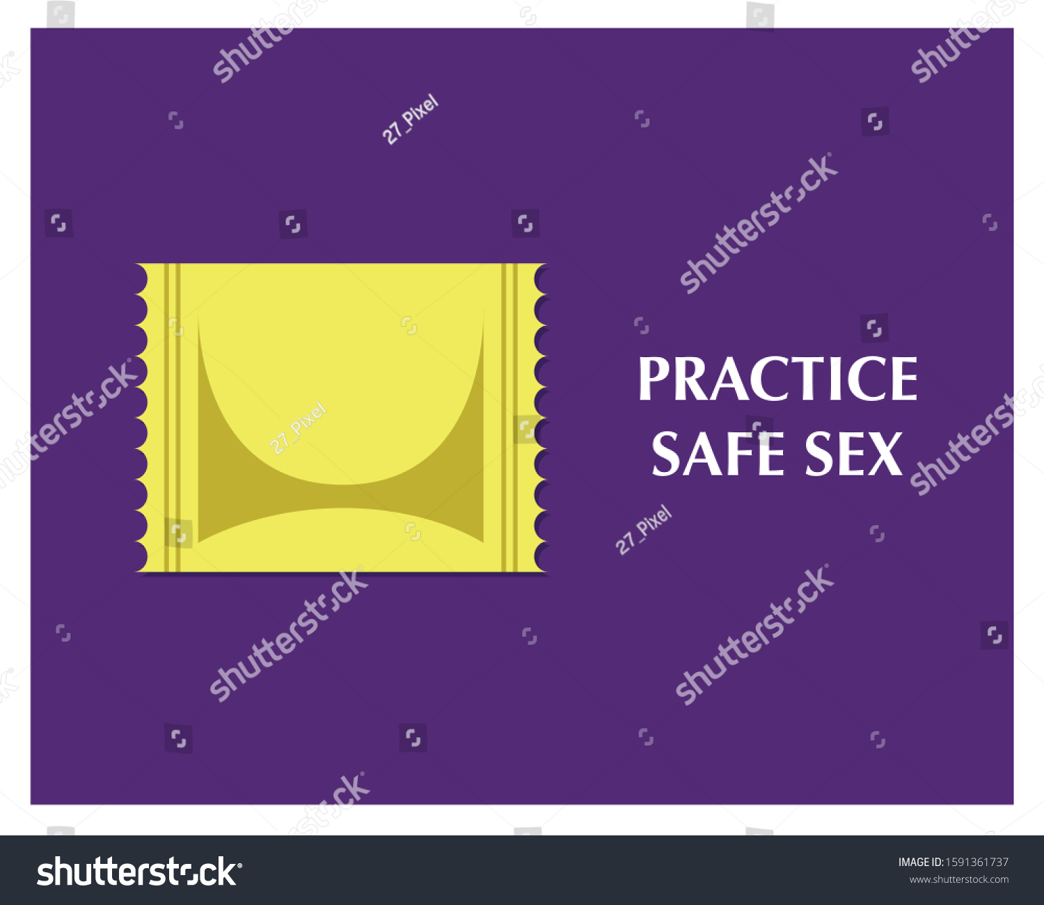 Practice Safe Sex Vector Poster Design Stock Vector Royalty Free 1591361737 Shutterstock 5070