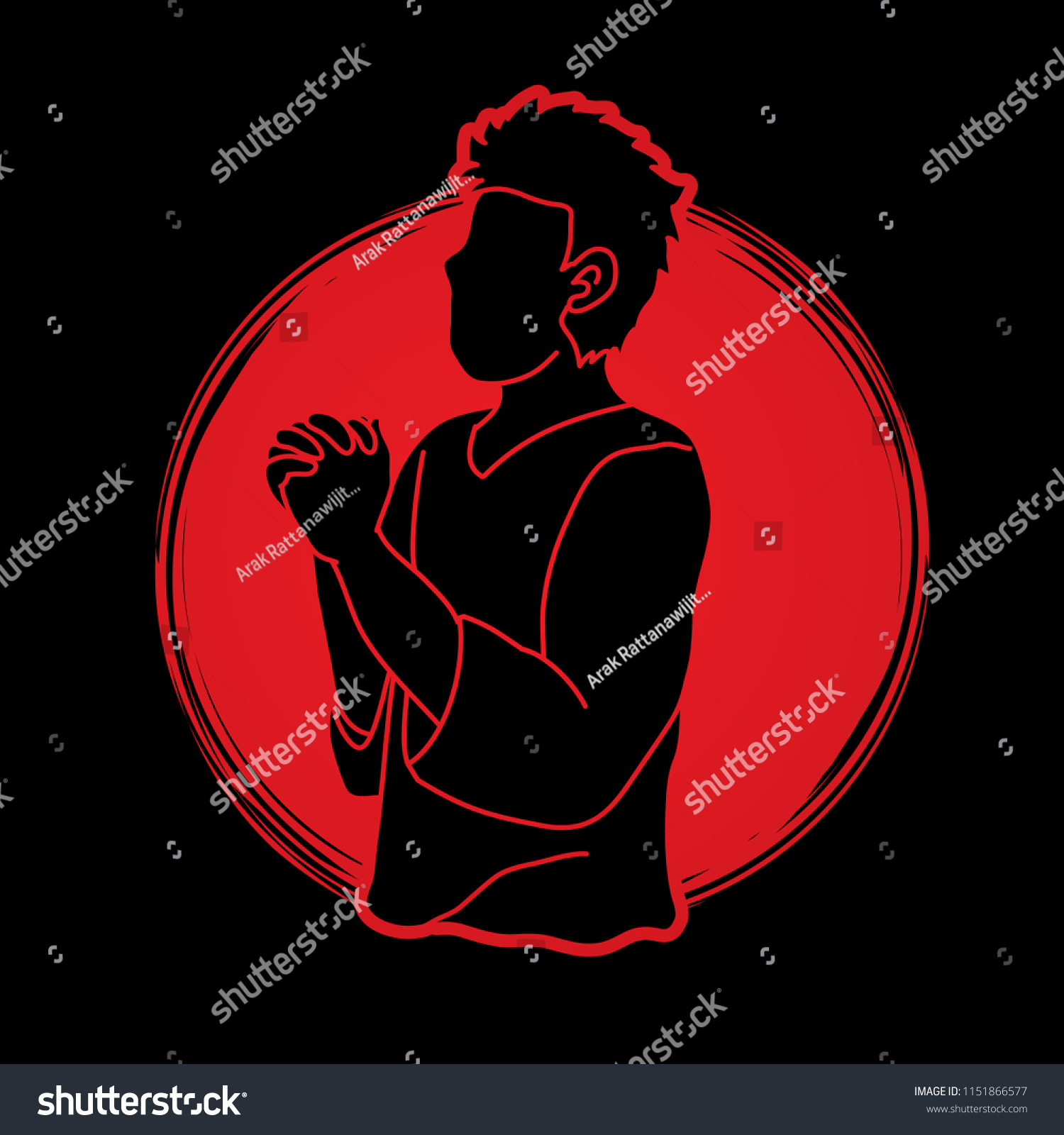 Prayer Christian Praying Thank You God Stock Vector Royalty Free 1151866577 Shutterstock 3611