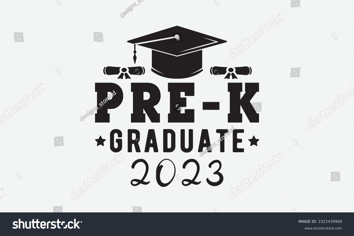 SVG of Pre-k graduate 2023 svg, Graduation SVG , Class of 2023 Graduation SVG Bundle, Graduation cap svg, T shirt Calligraphy phrase for Christmas, Hand drawn lettering for Xmas greetings cards, invitations, svg