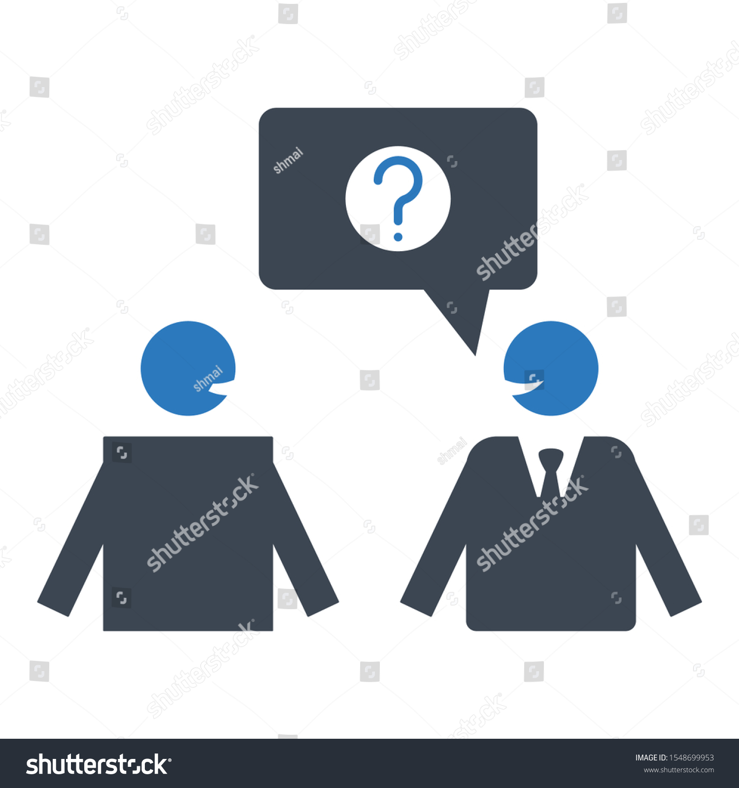 Pre Sales Question Discussion Concept Direct Stock Vector Royalty Free