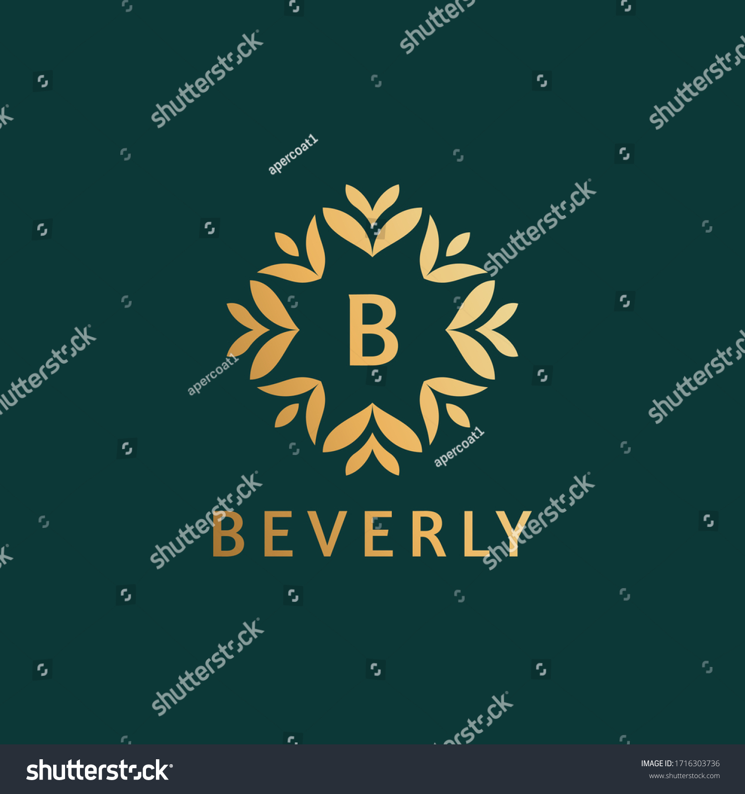 Premium Linear Ornamental Letter B Logo Stock Vector (Royalty Free ...