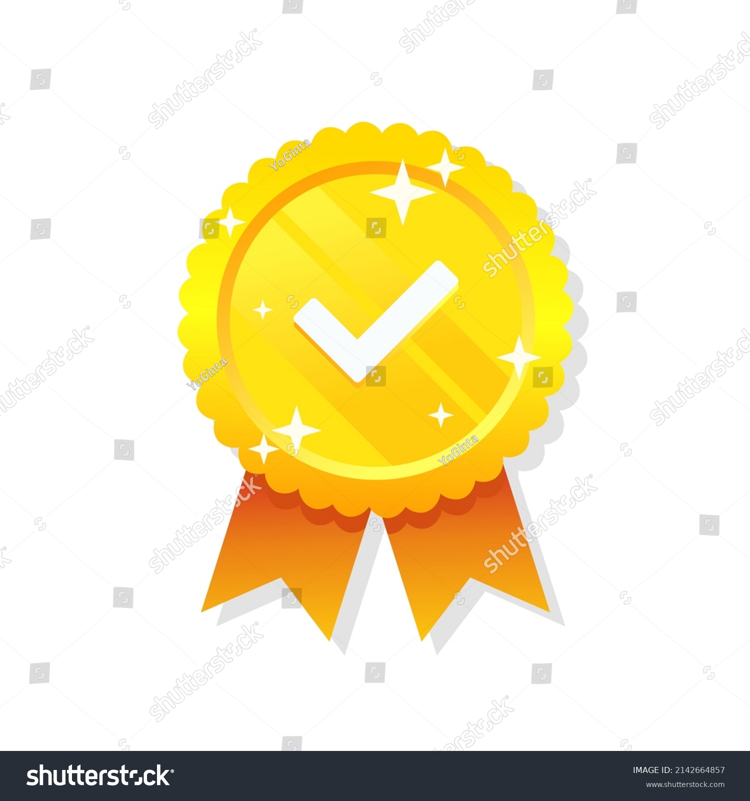 Premium Quality Certificate Symbol Vector Illustration Stock Vector ...