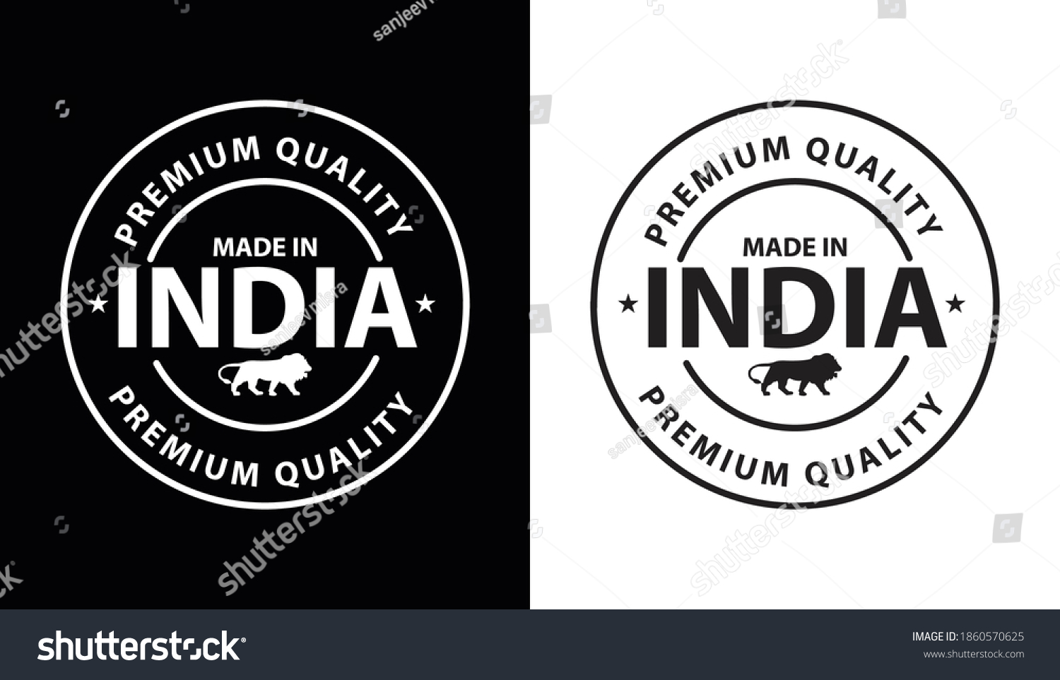 Made in india logo Stock Vectors, Images & Vector Art | Shutterstock