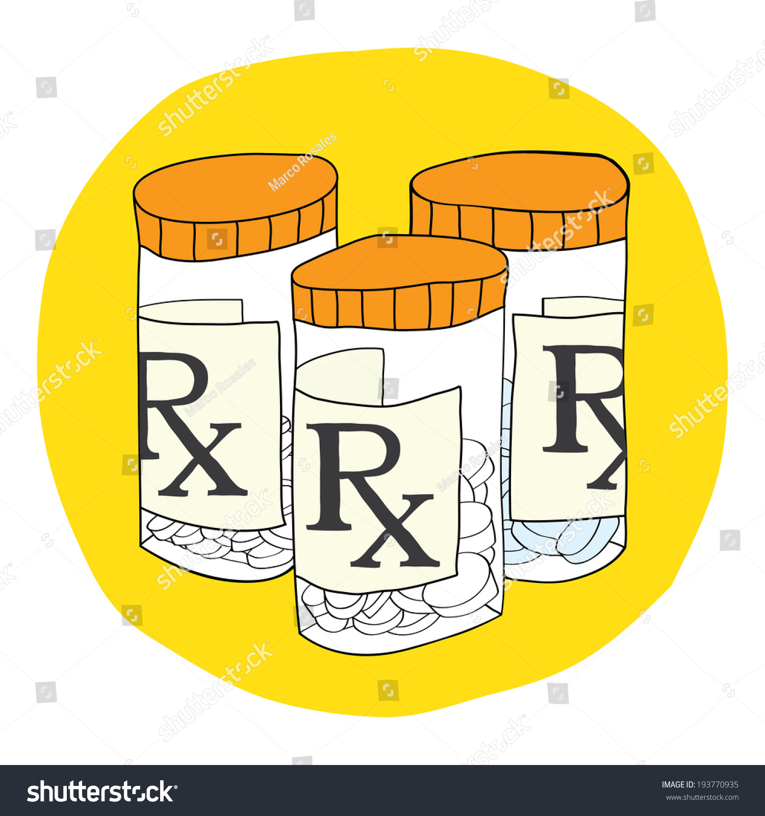 SVG of Prescription Drugs & Pill Bottle svg