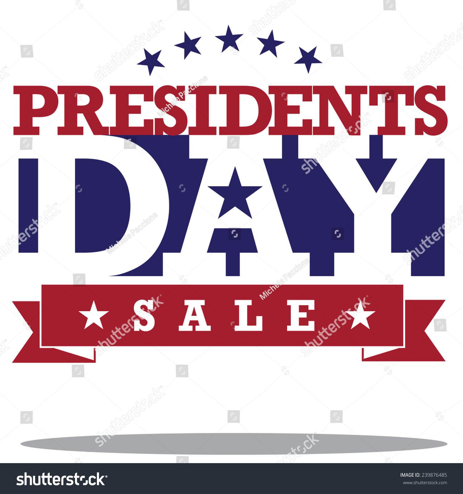 Presidents Day Icon Eps 10 Vector Stock Vector 239876485 - Shutterstock