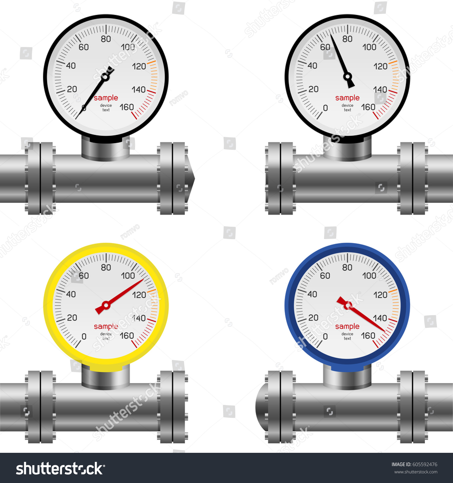 gas pressure measuring device