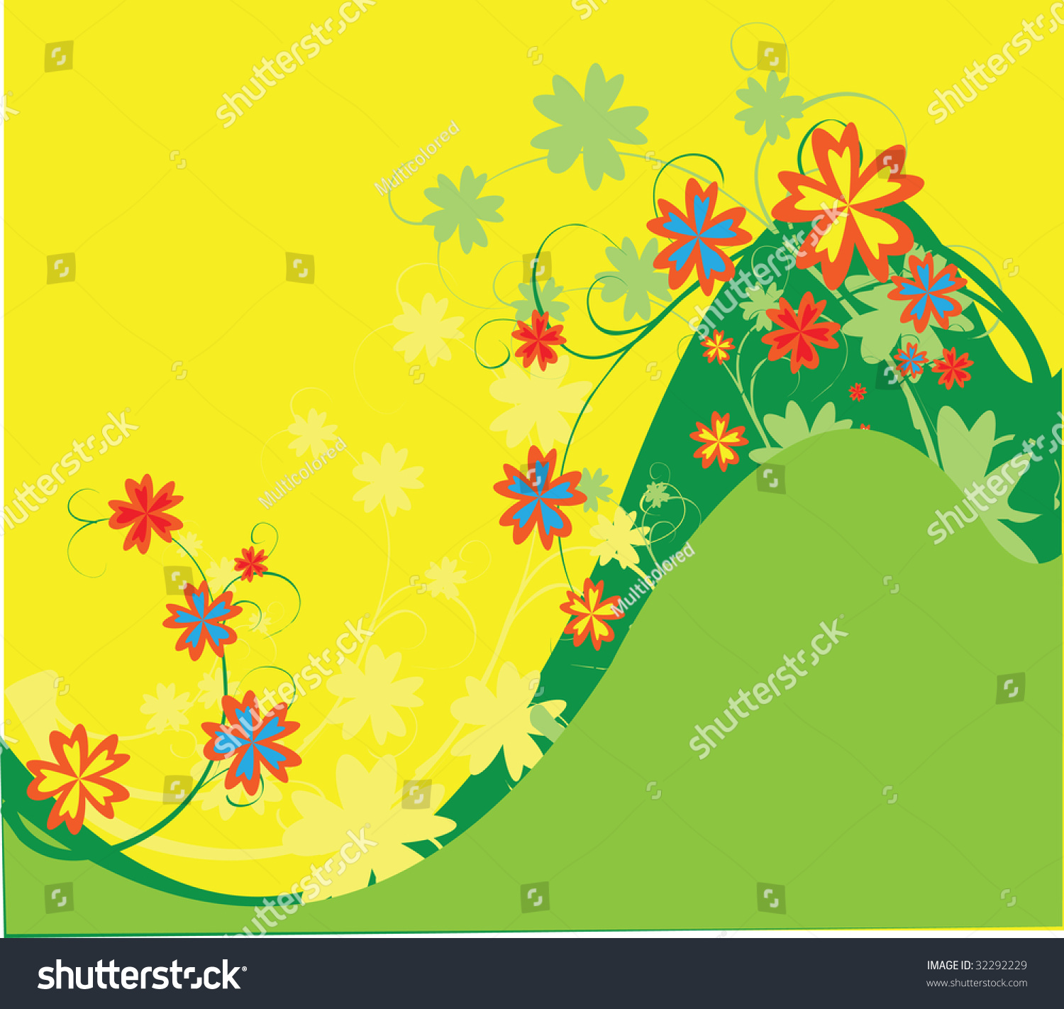 Pretty Background Design Stock Vector (Royalty Free) 32292229 ...