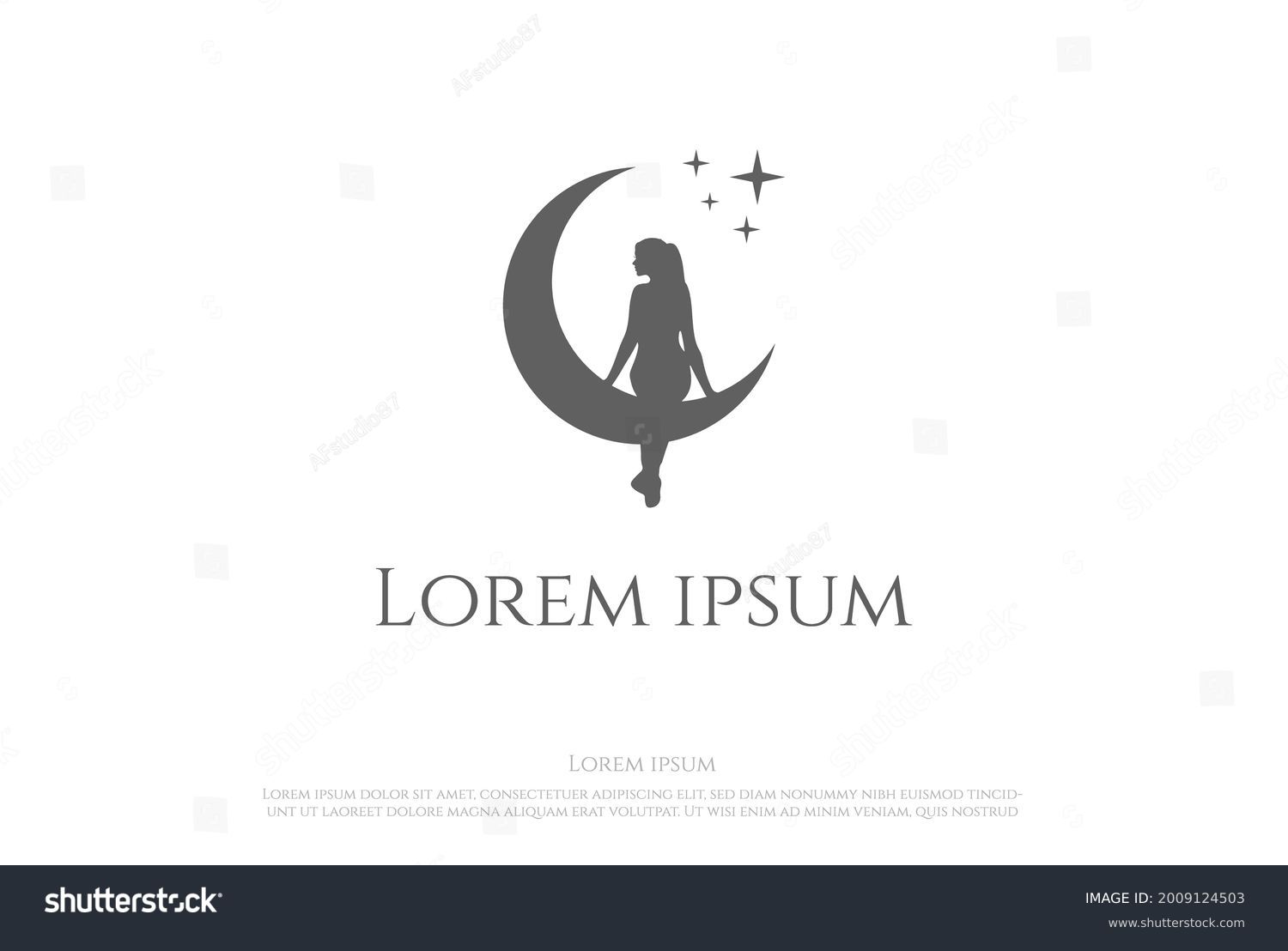 1,007 Lady moon logo Images, Stock Photos & Vectors | Shutterstock