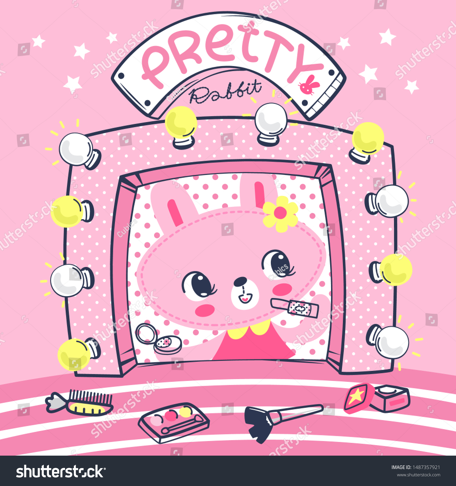 pretty makeup mirror