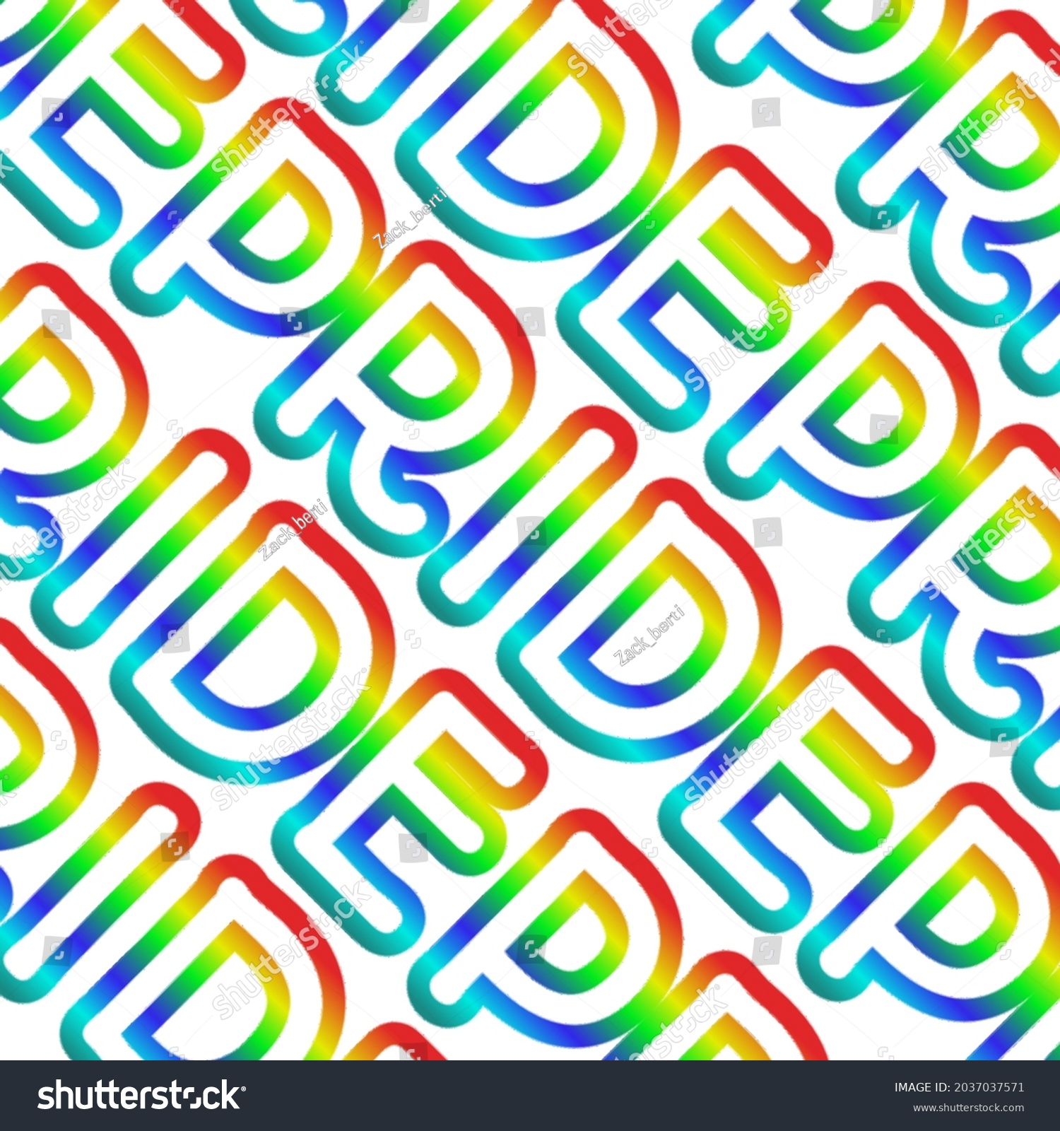 Pride Writing Illustrations Rainbow Colors Can Stock Vector (Royalty ...