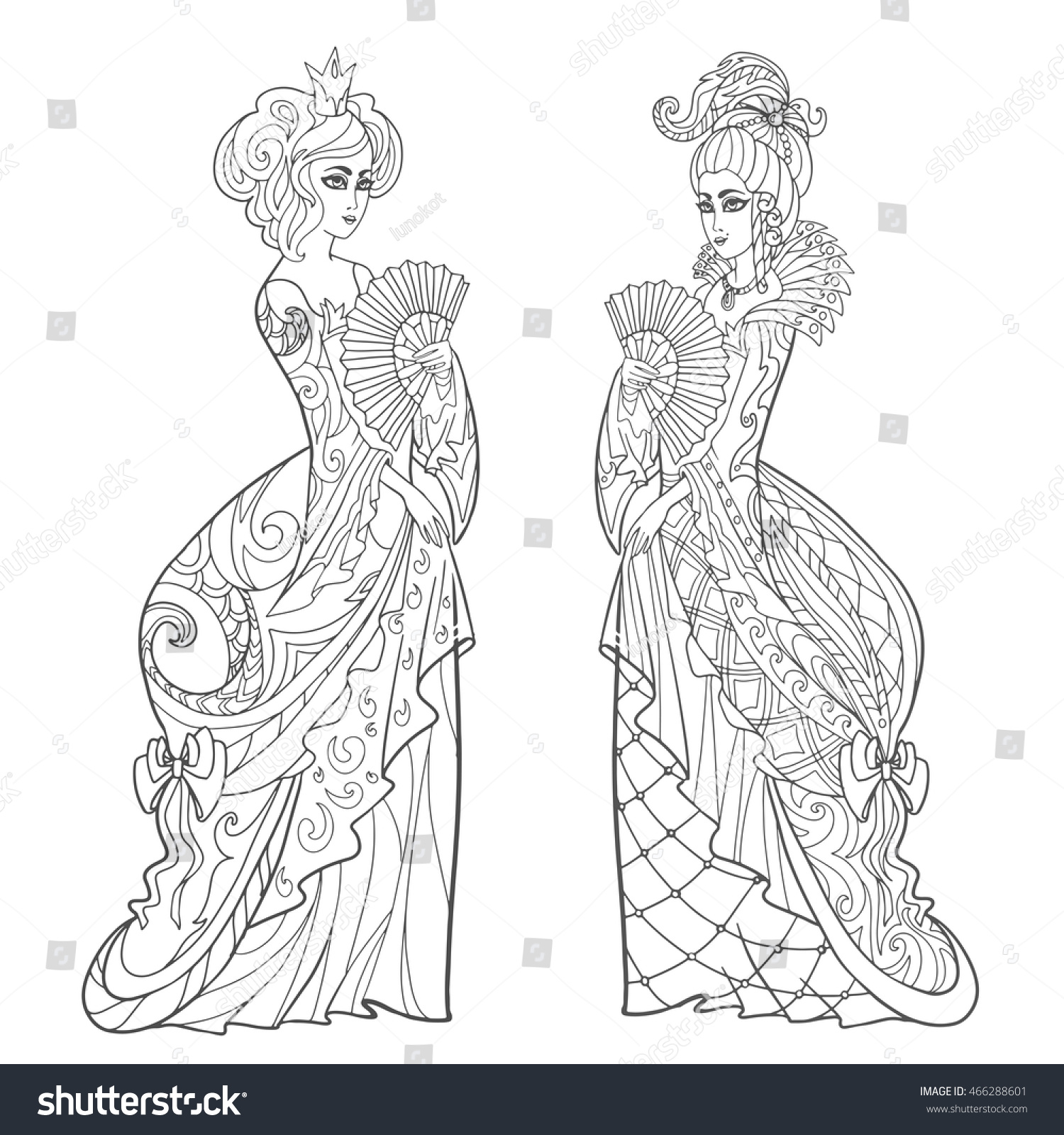 s Vintage Dress Coloring Pages  Best Free