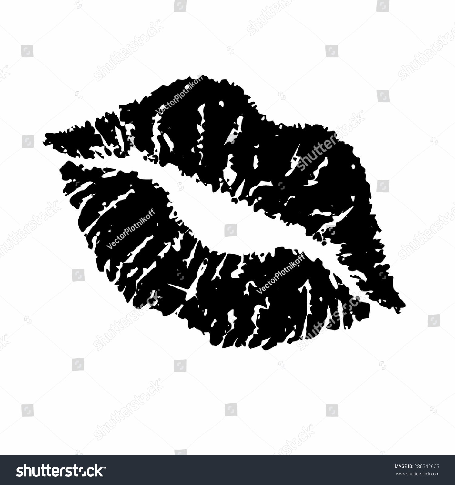 lips clipart black and white - photo #40