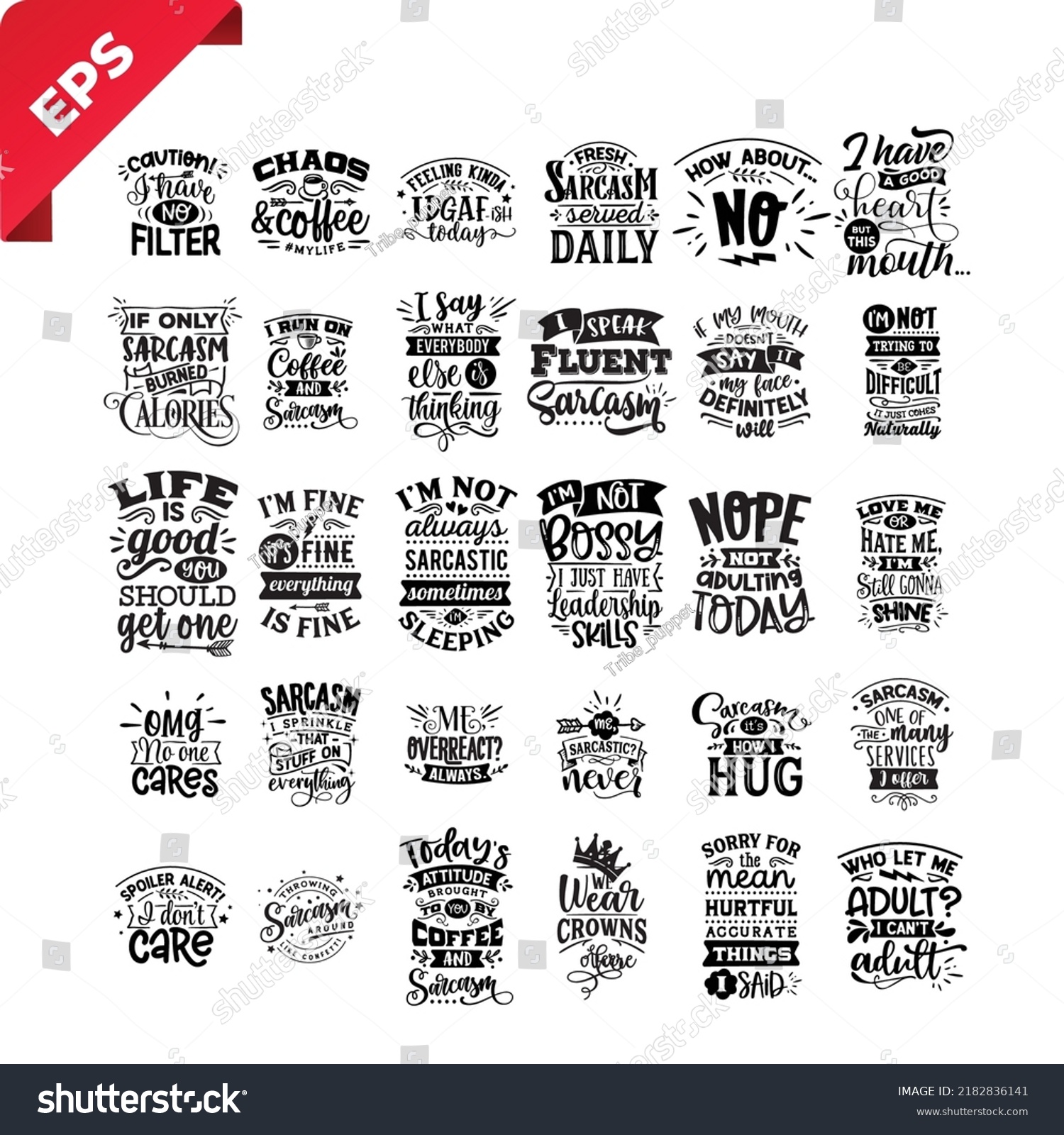 SVG of Print ready vector design for Tshirt, Mug and printing item. Black and white view svg