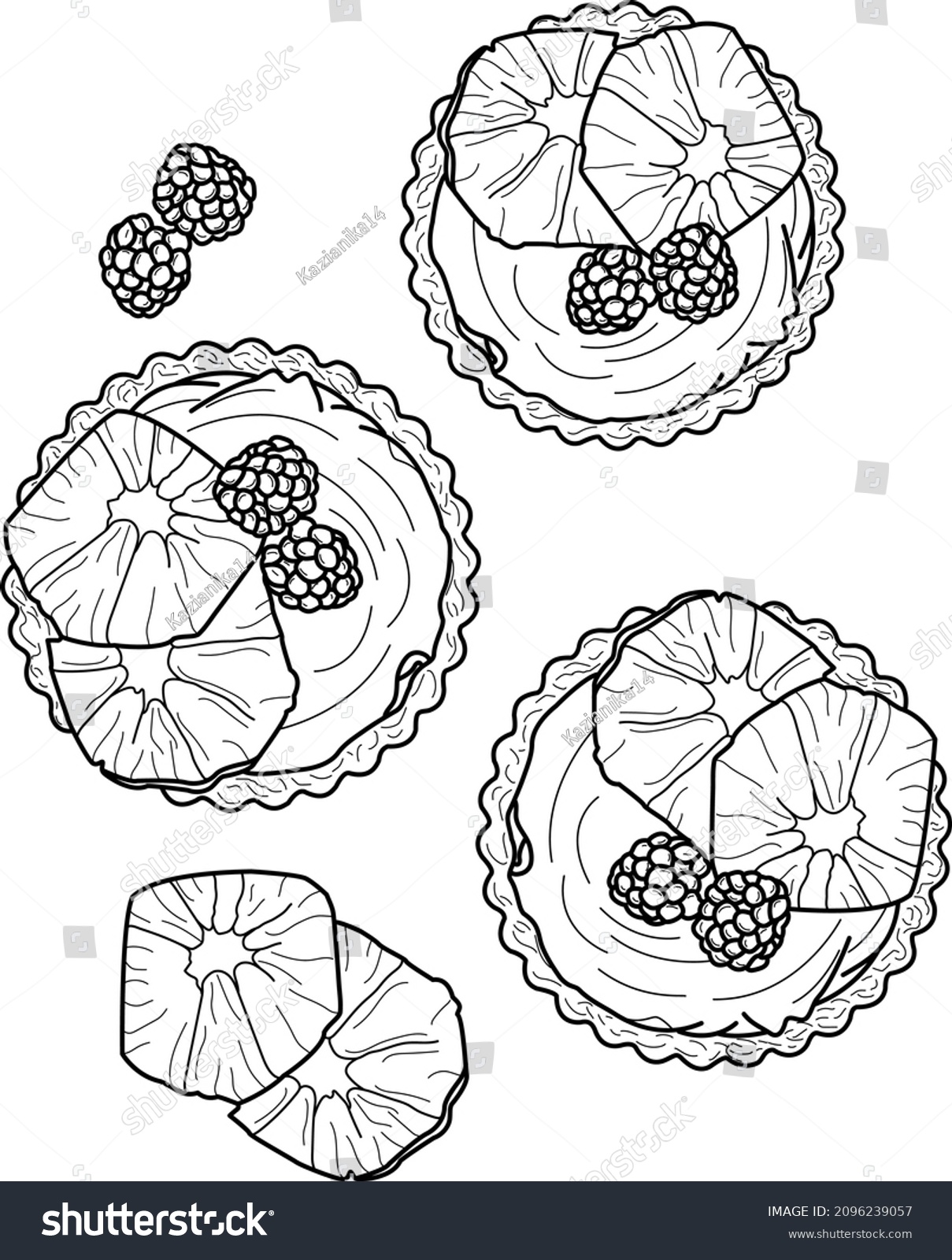 printable-food-coloring-pages-vector-line-stock-vector-royalty-free