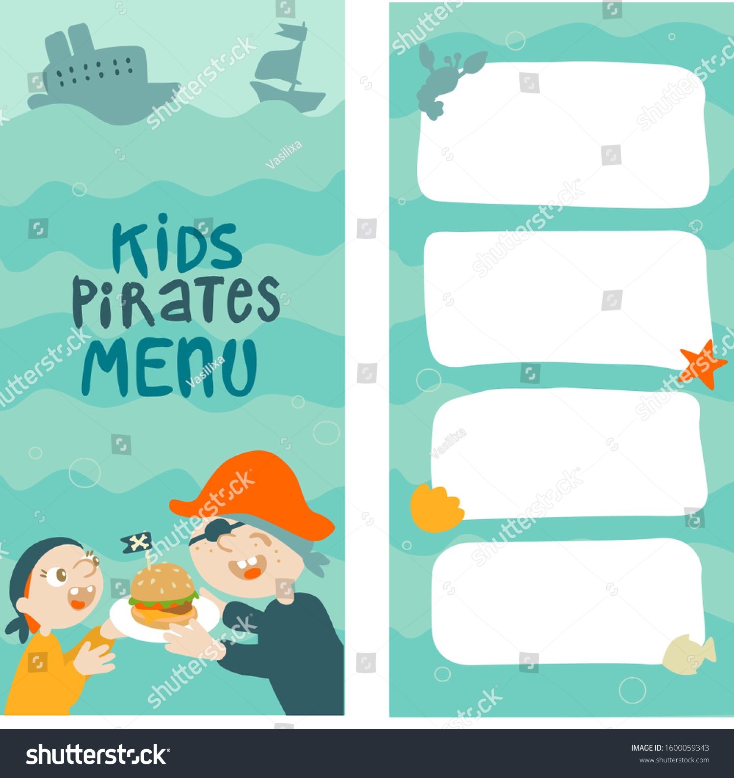 printable restaurant menus for kids