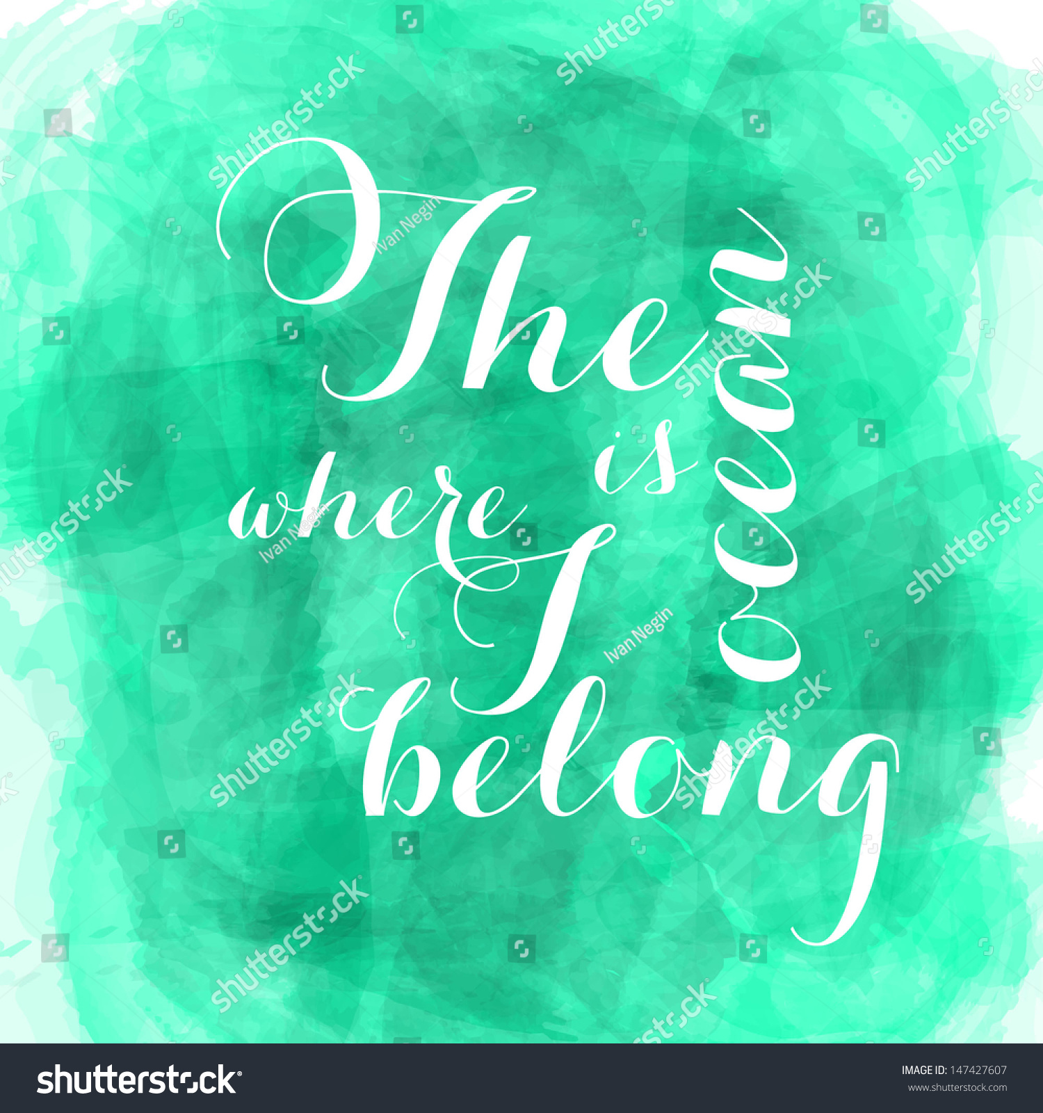 Printable Poster Stock Vector (Royalty Free) 147427607