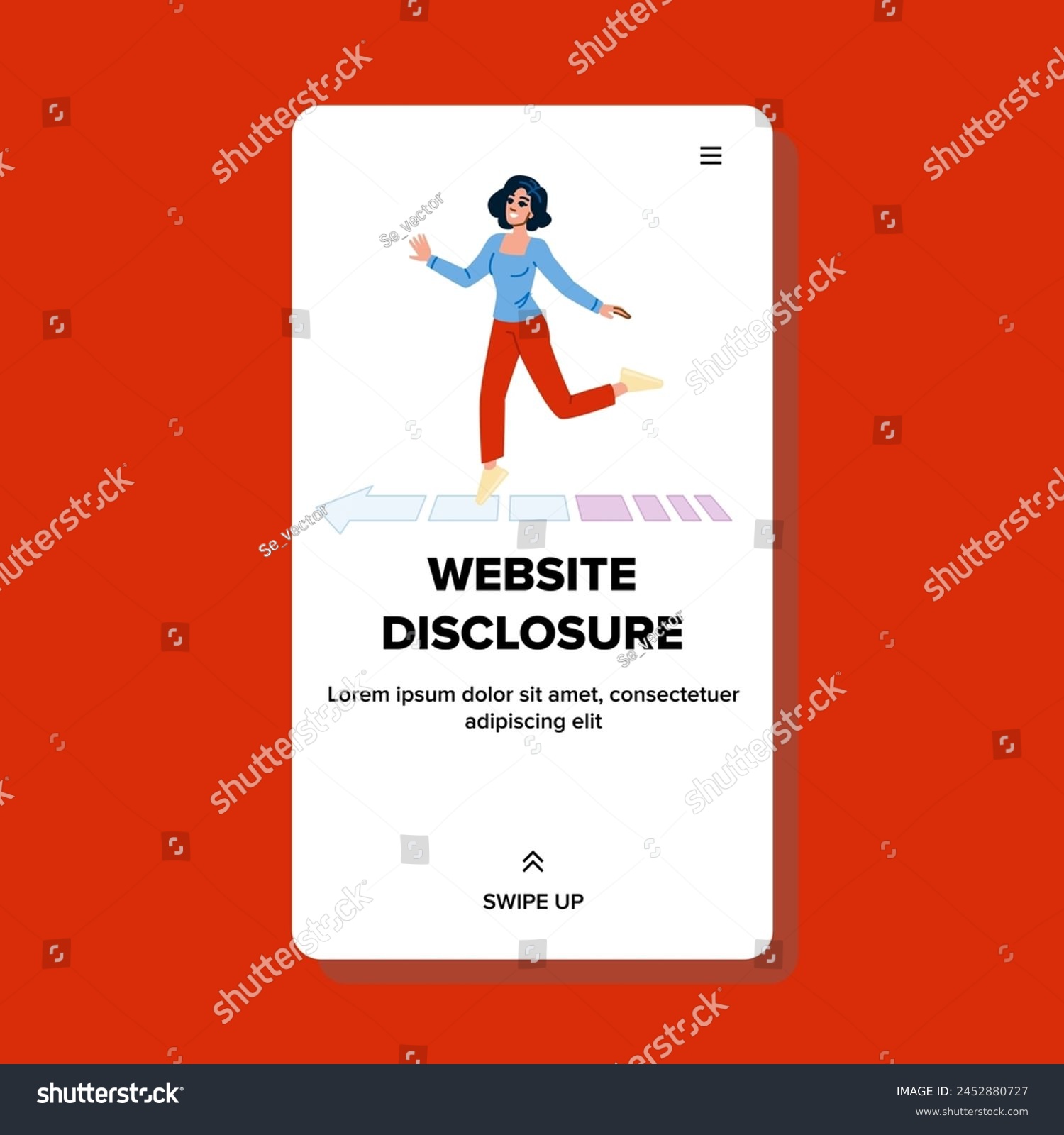 SVG of privacy website disclosure vector. policy cookies, information security, agreement compliance privacy website disclosure web flat cartoon illustration svg