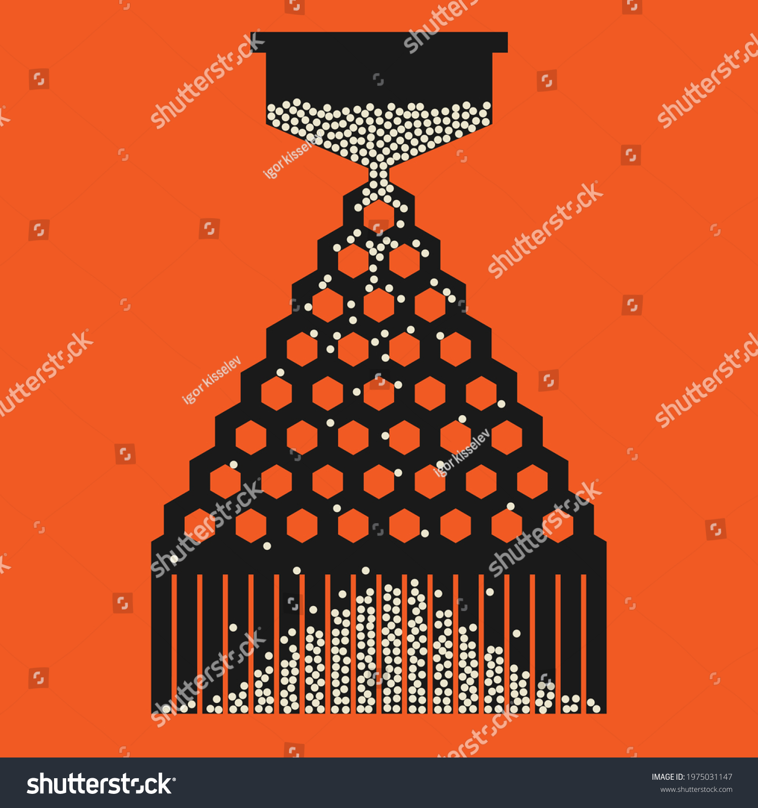 gaussian-bell-or-normal-distribution-curve-on-green-chalkboard