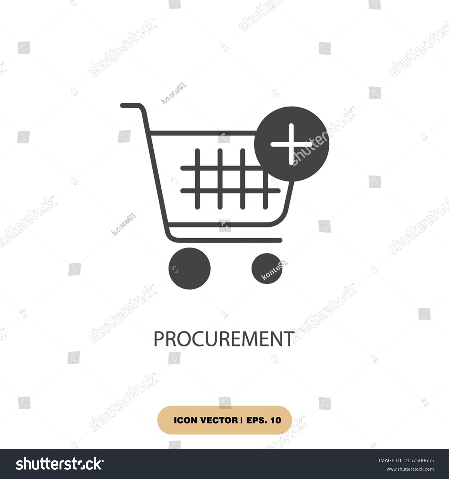 Procurement Icons Symbol Vector Elements Infographic Stock Vector ...