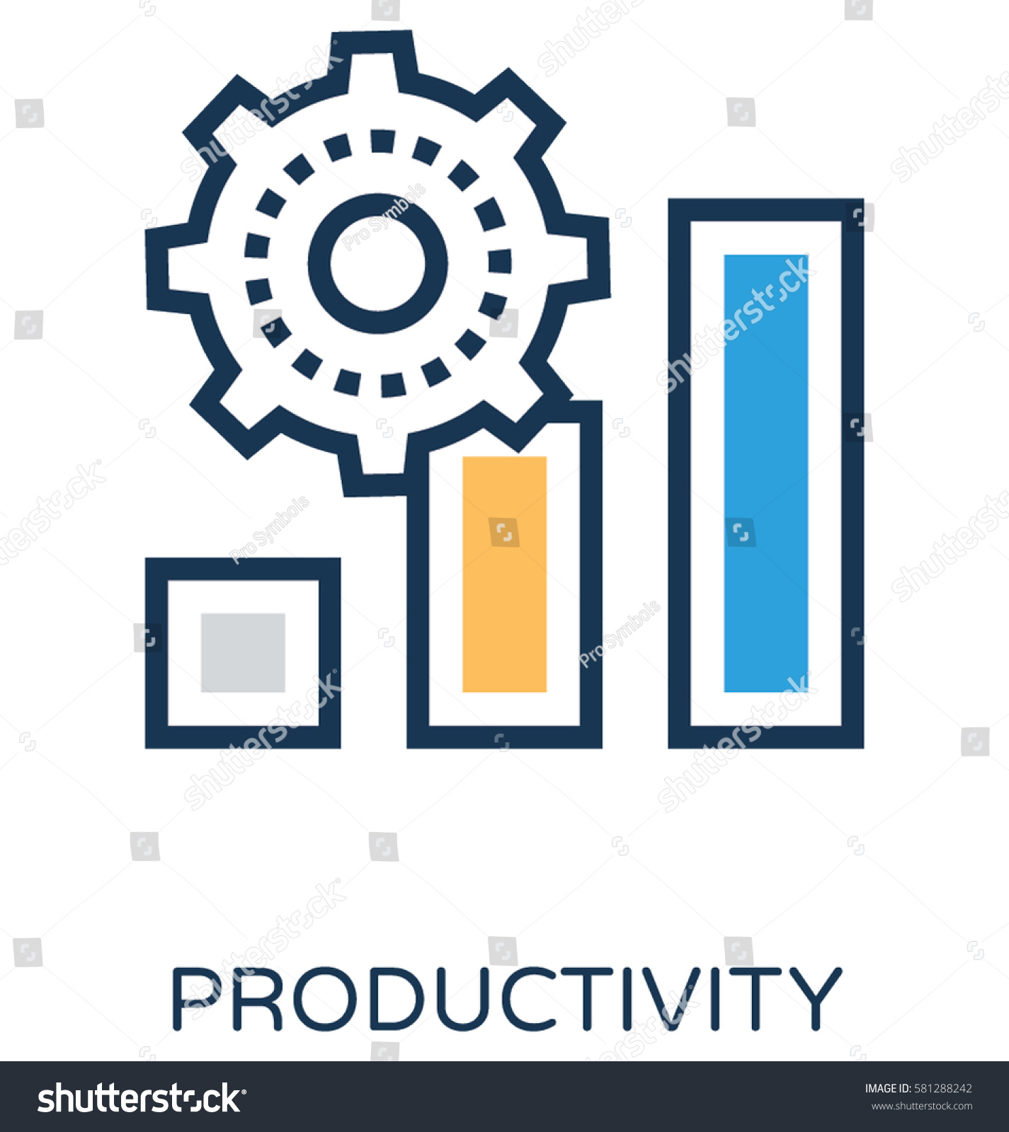 Productivity Vector Icon Stock Vector 581288242 - Shutterstock