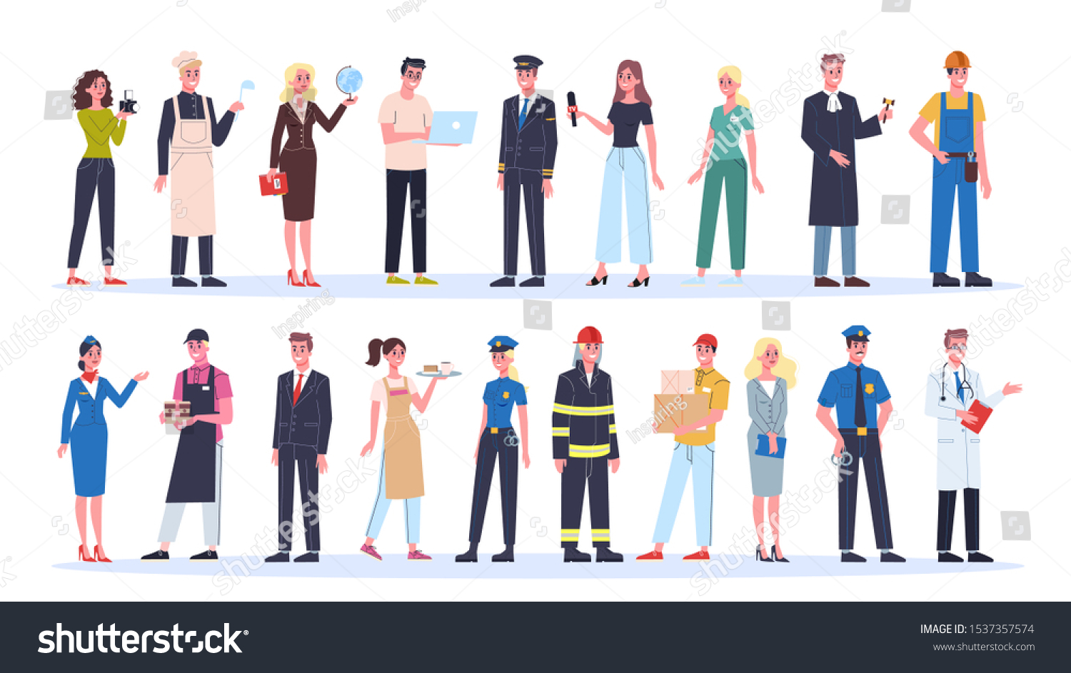 26,208 People in different professions Images, Stock Photos & Vectors ...