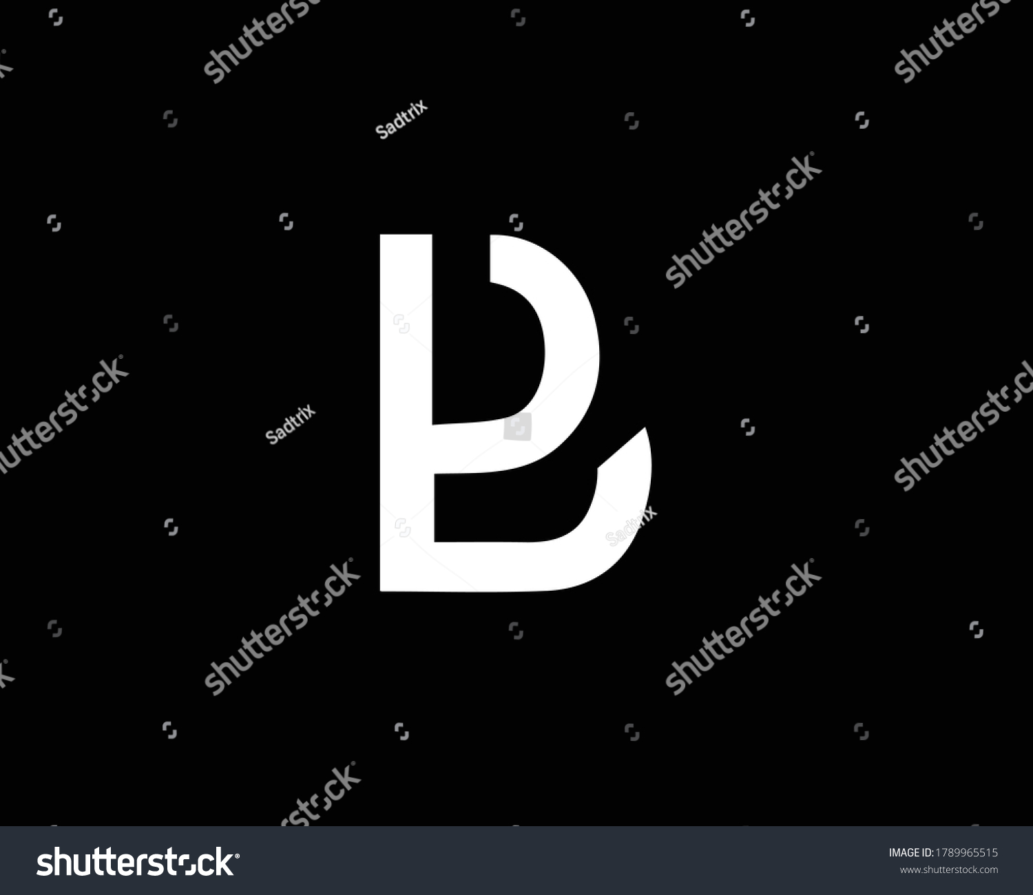 Professional Minimalist Letter Pb Bp Logo Stock Vector (Royalty Free ...