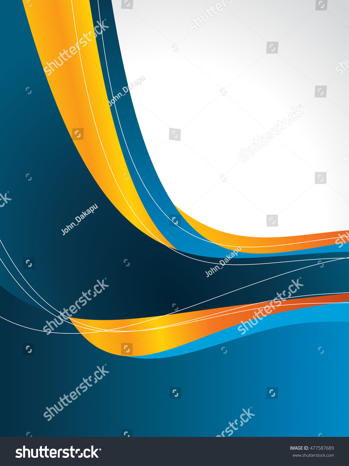 Professional Business Design Layout Template Corporate Stock Vector ...