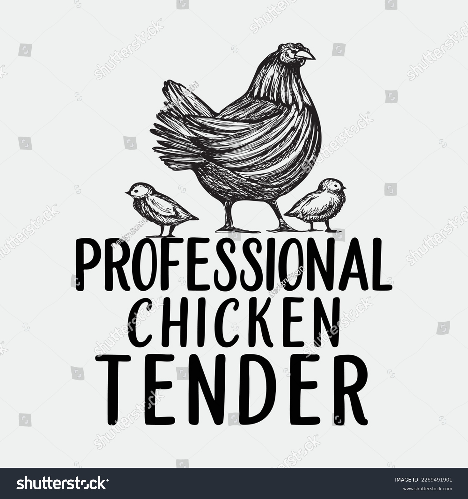 SVG of Professional chicken tender svg cricut craft cut files svg