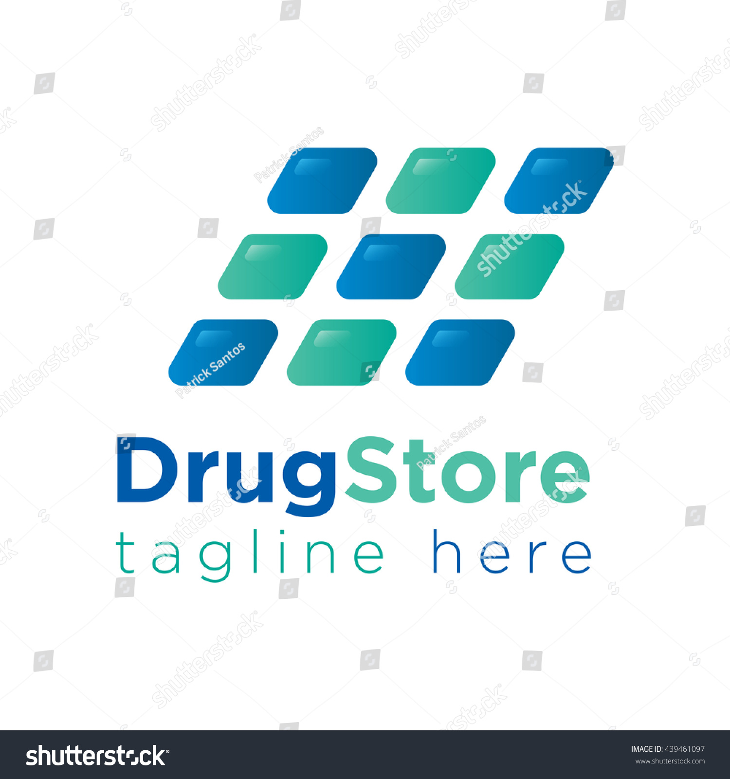 Professional Logo Design Drugstore Stock Vector (Royalty Free ...