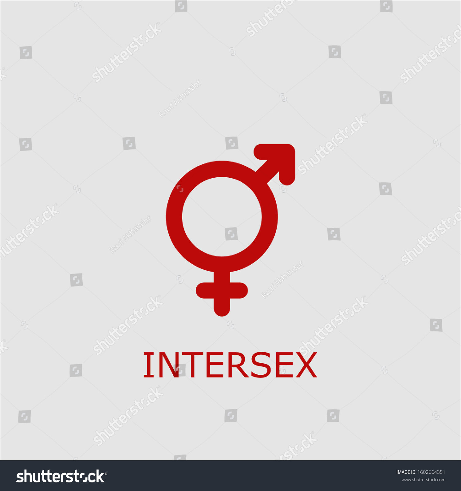 Vektor Stok Professional Vector Intersex Icon Intersex Symbol Tanpa Royalti 1602664351