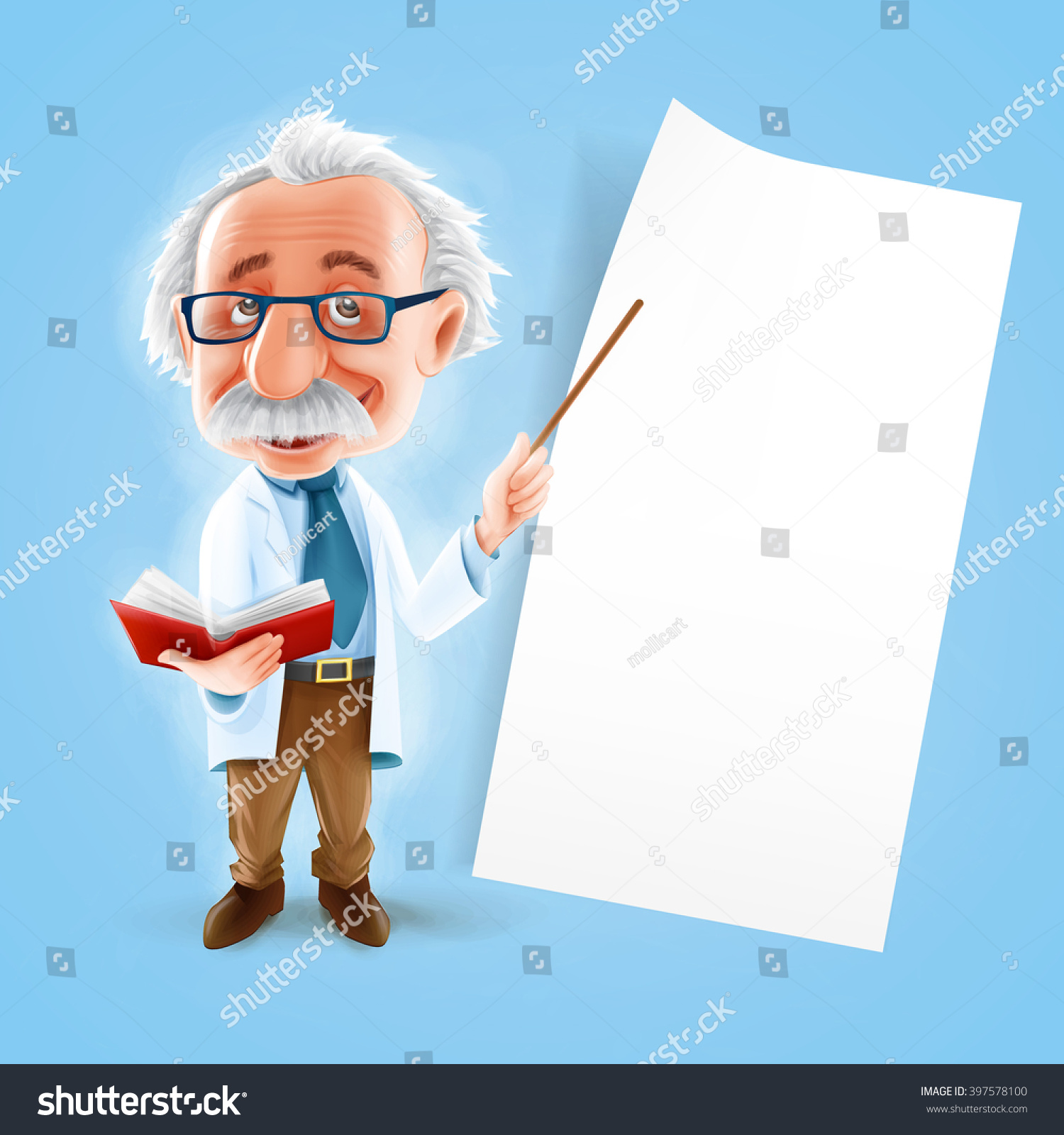 Professor School Stock Vector Illustration 397578100 : Shutterstock