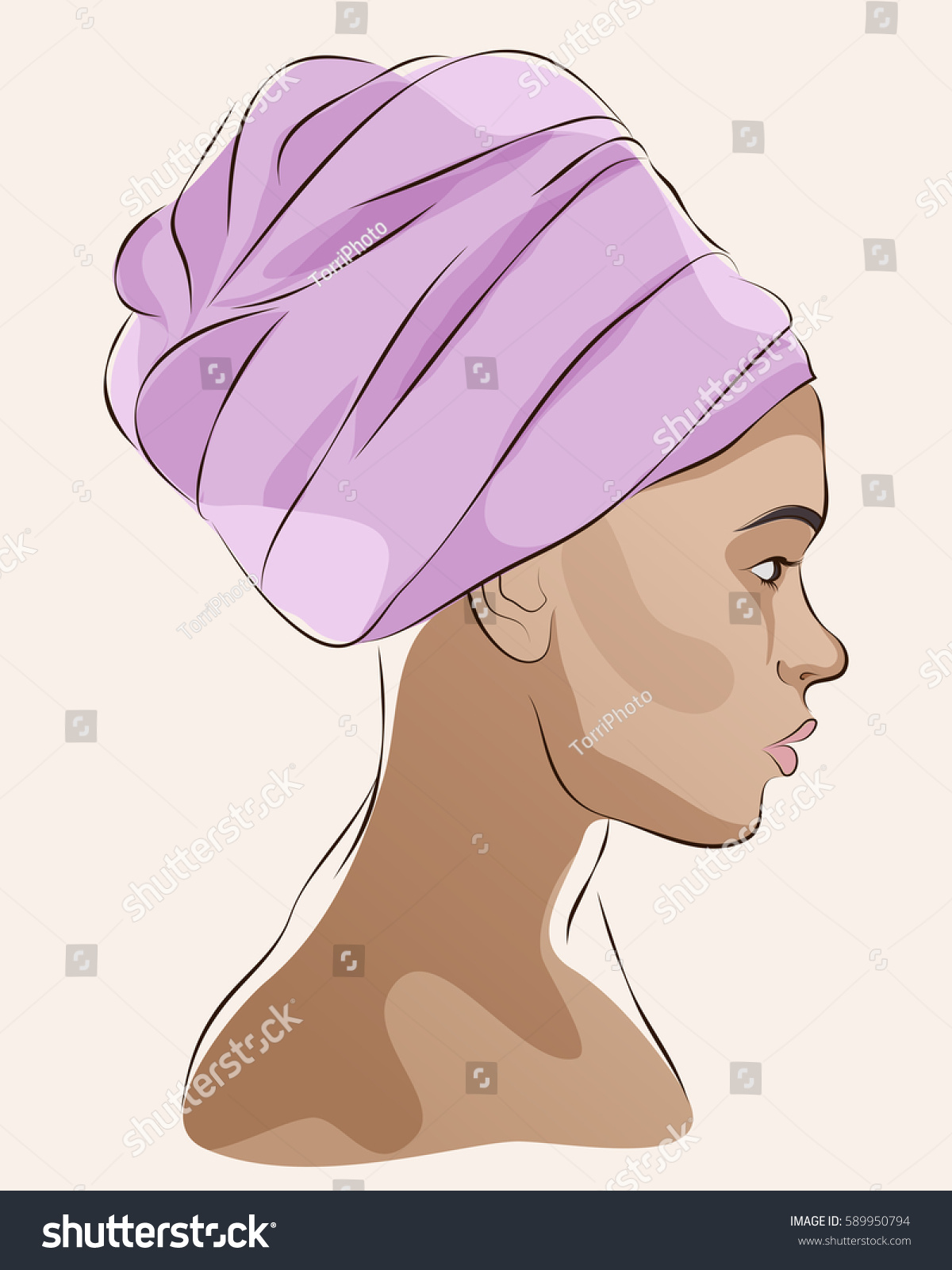 https://www.shutterstock.com/image-vector/profile-portrait-african-american-woman-turban-589950794