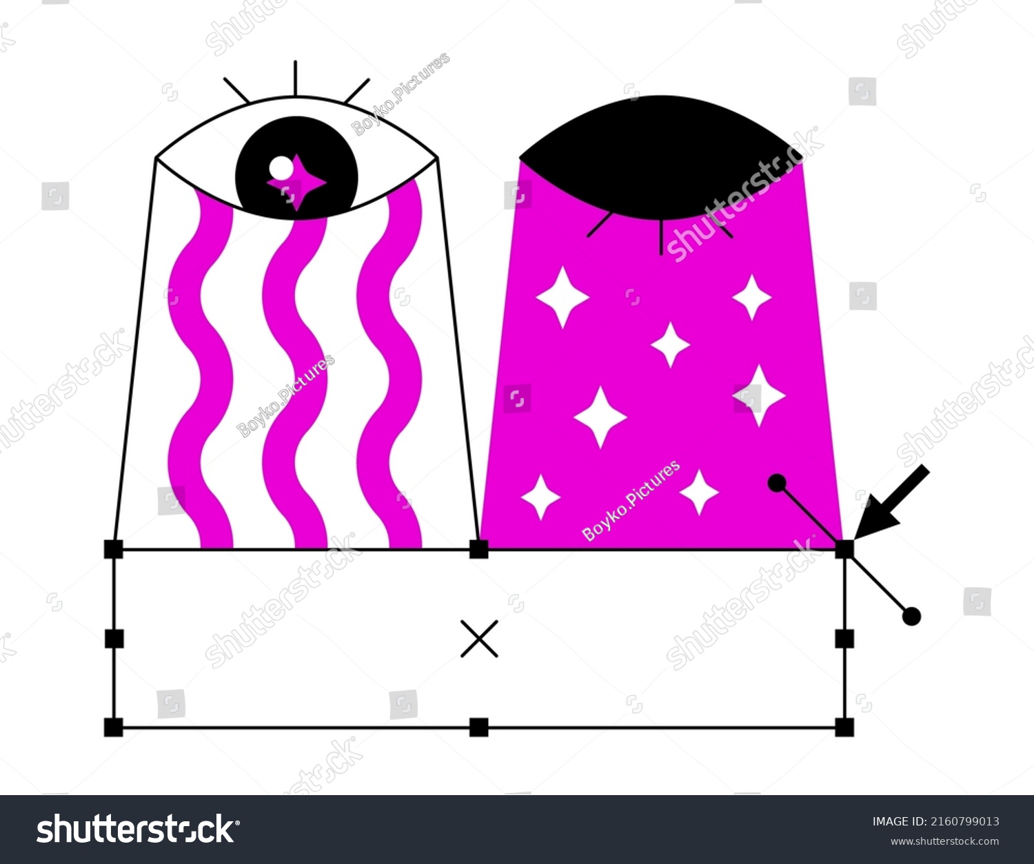 project-analysis-drawing-colorful-flat-design-stock-vector-royalty