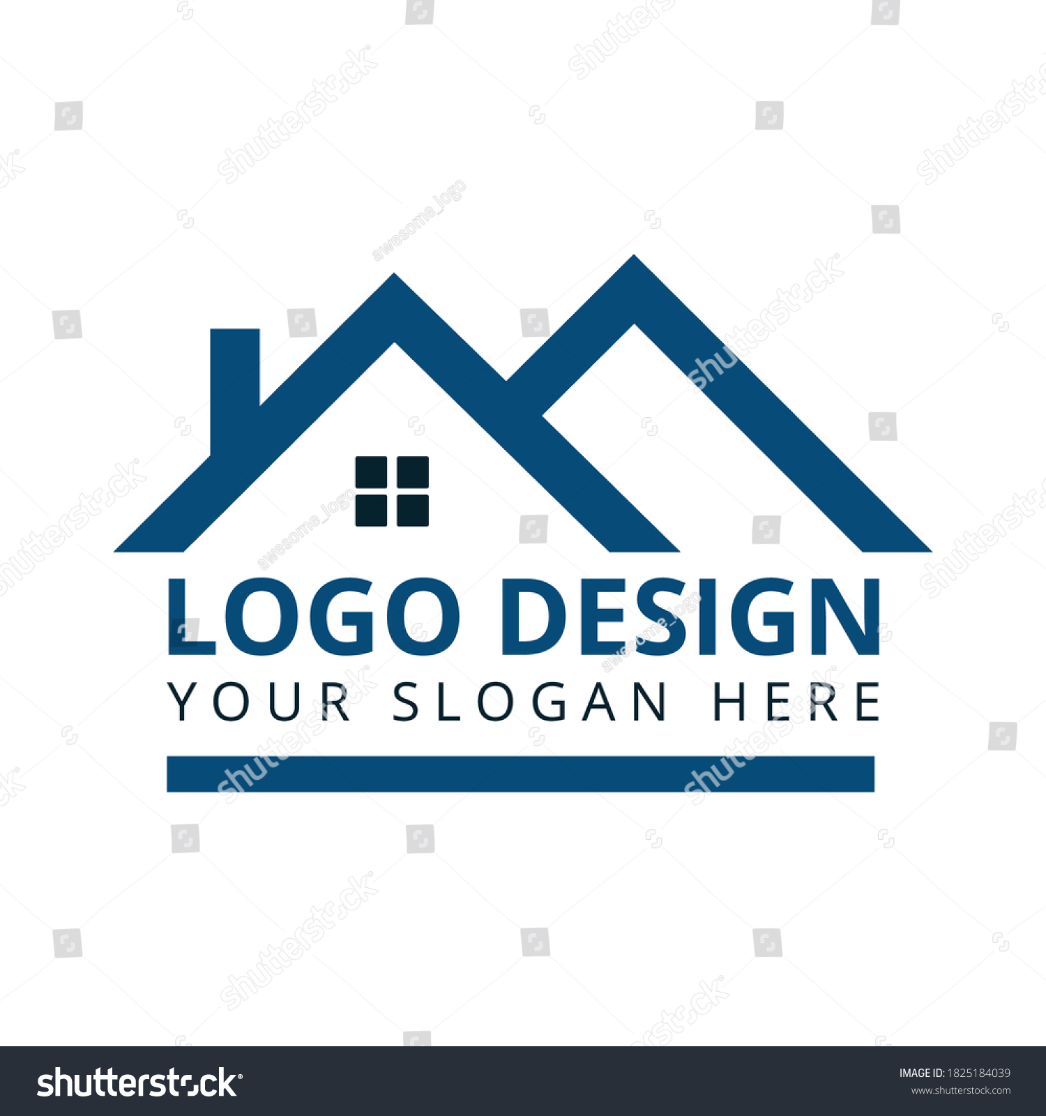 Properties Logo Design Vector Real Estate Stock Vector (Royalty Free ...