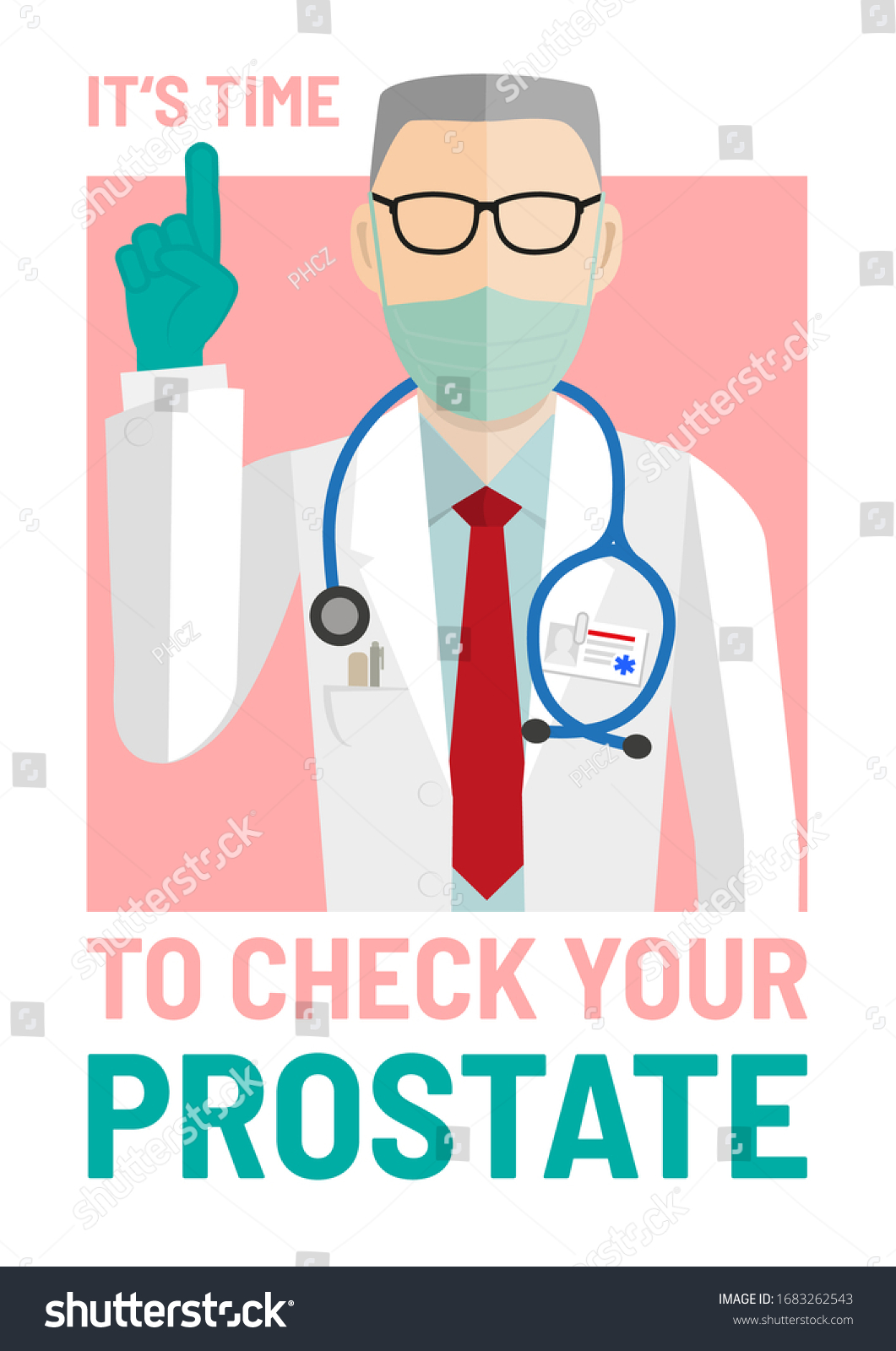 Prostate Cancer Awareness Poster Leaflet Vector Stock Vector Royalty Free 1683262543