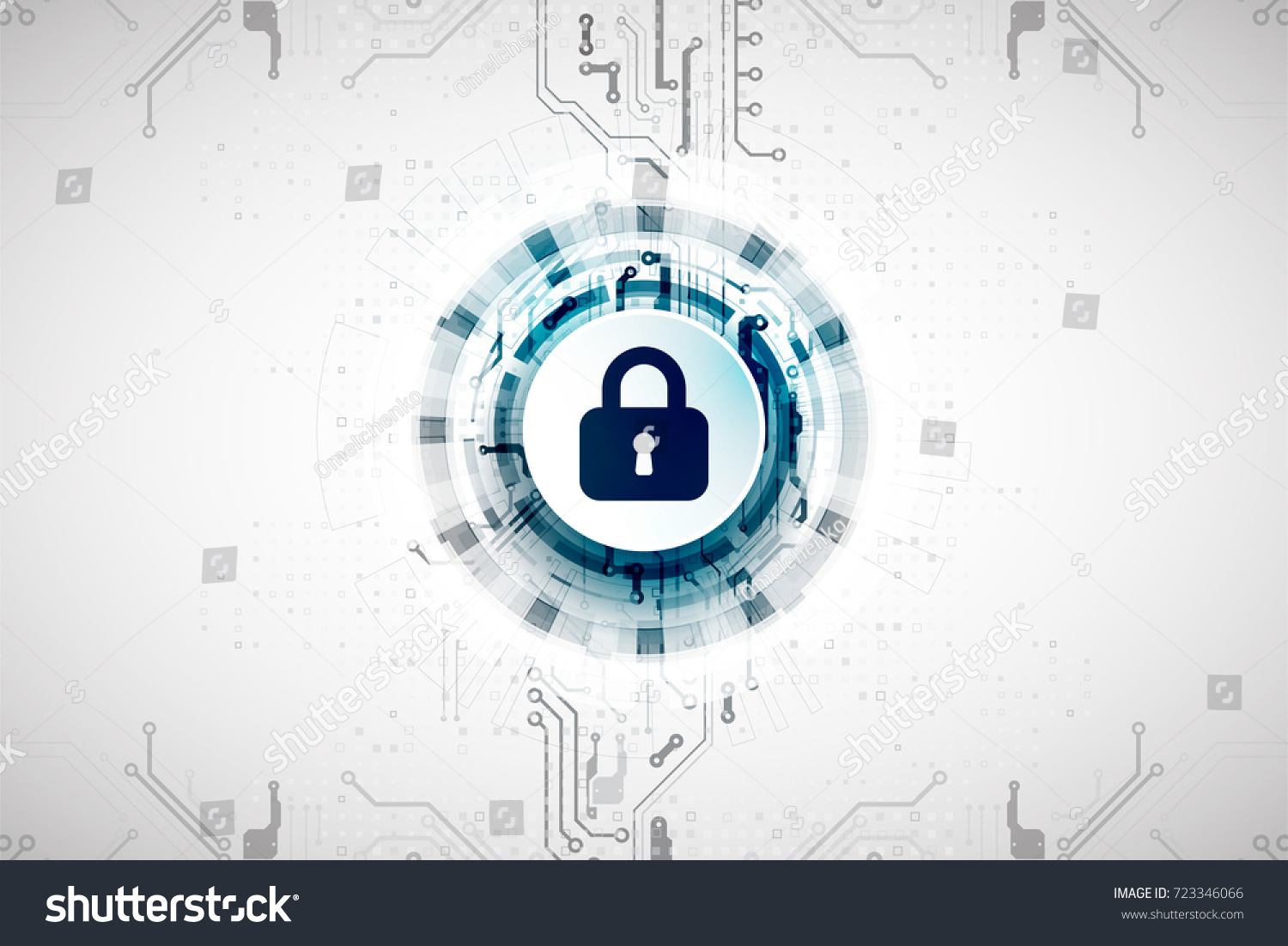 Protection Concept Protect Mechanism System Privacy Stock Vector ...