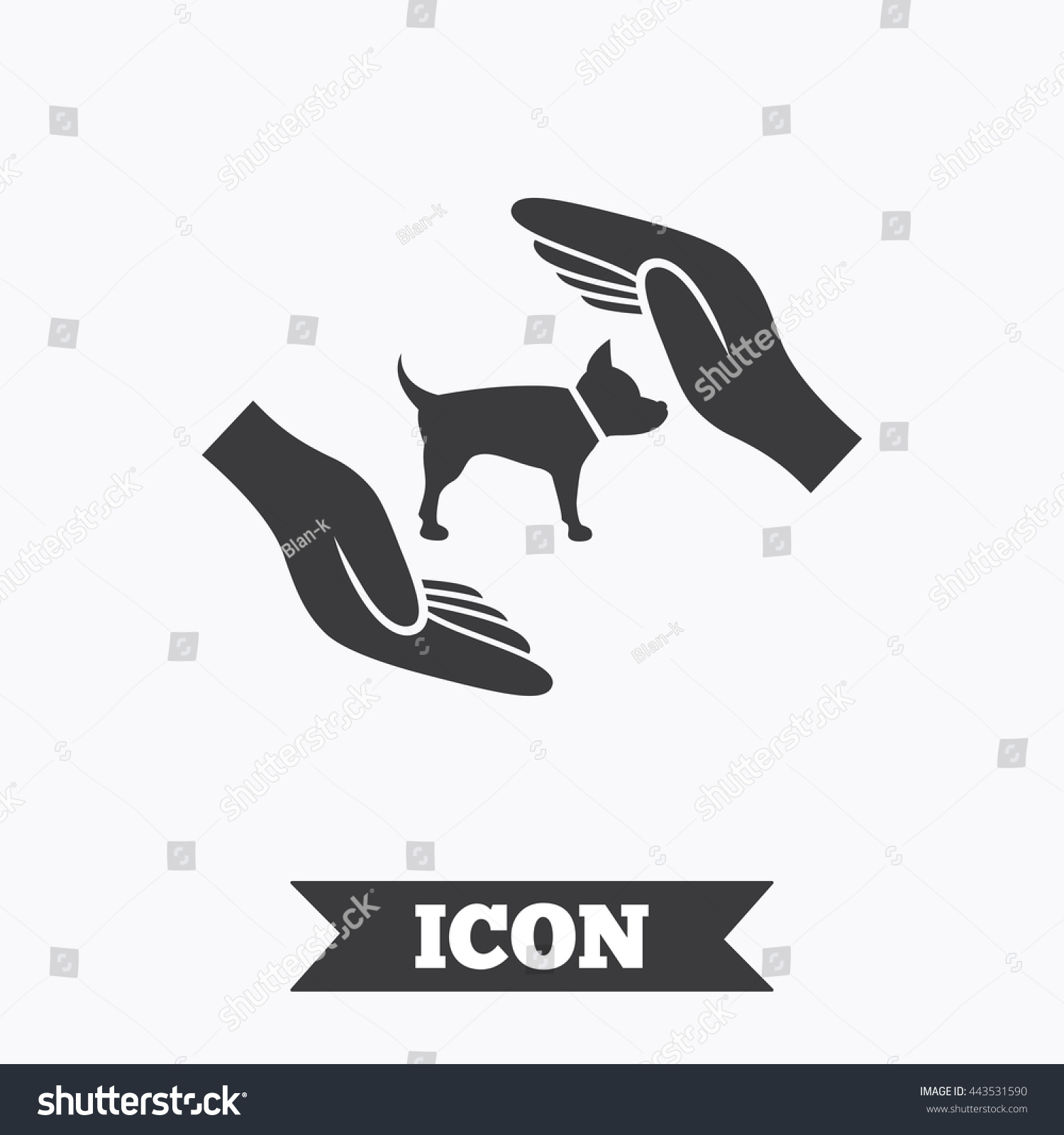 dogs symbol protection animals pets sign icon stock vector dogs symbol protection animals pets sign icon stock vector