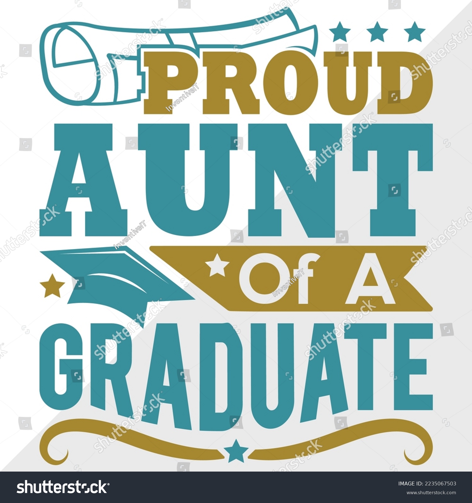 SVG of Proud Aunt Of A 2022 Graduate Svg Printable Vector Illustration  svg