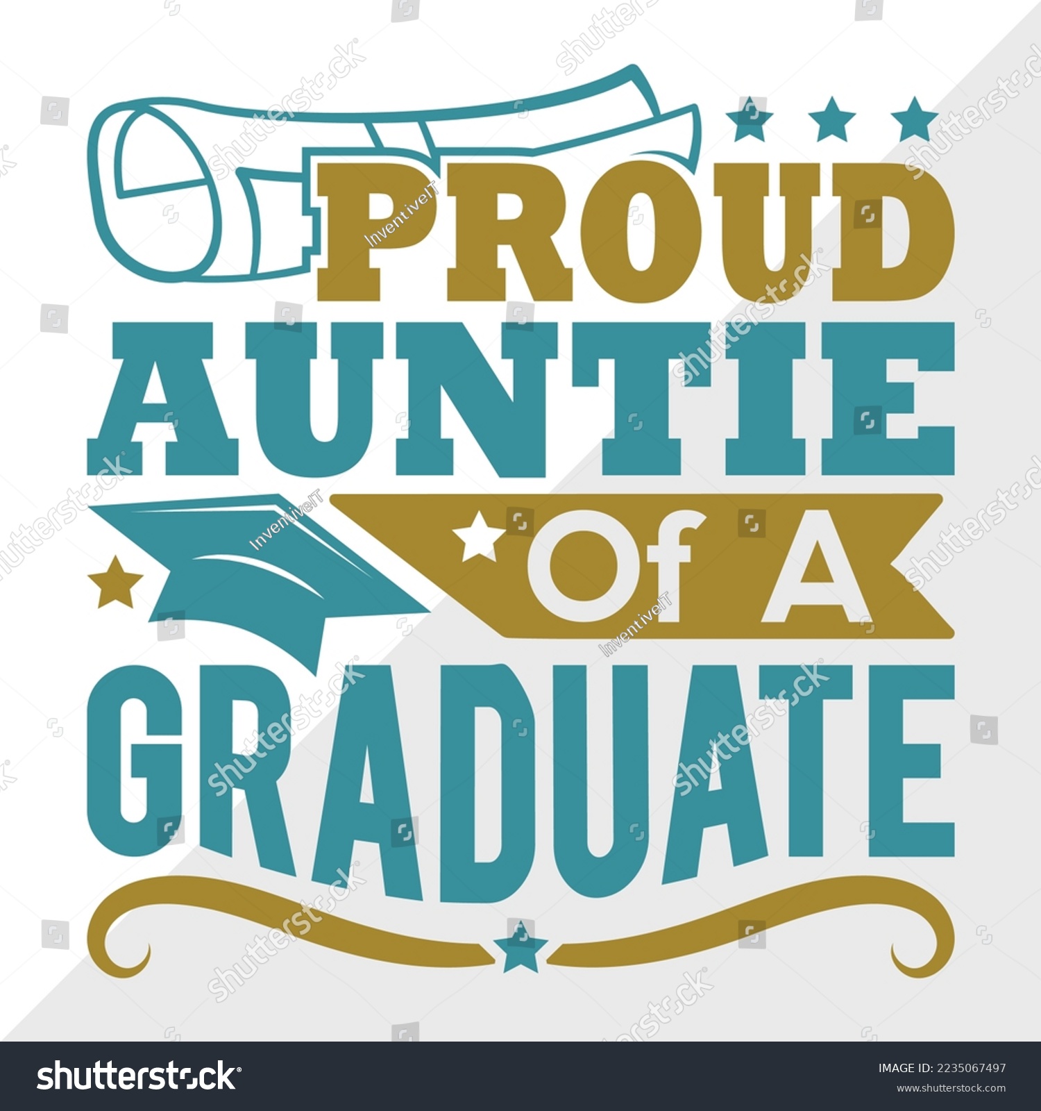 SVG of Proud Auntie Of A 2022 Graduate Svg Printable Vector Illustration svg