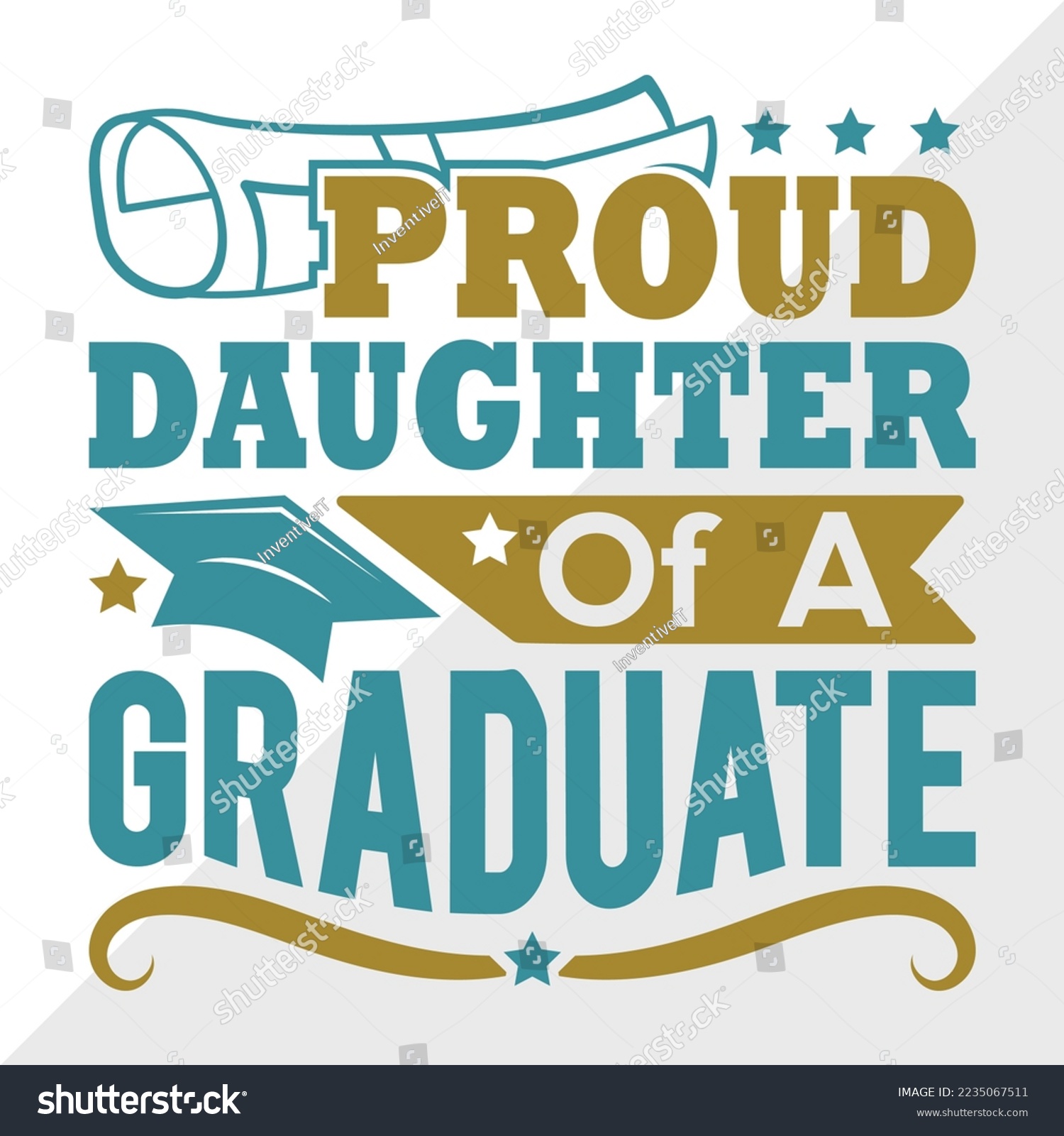 SVG of Proud Daughter Of A 2022 Graduate Svg Printable Vector Illustration svg