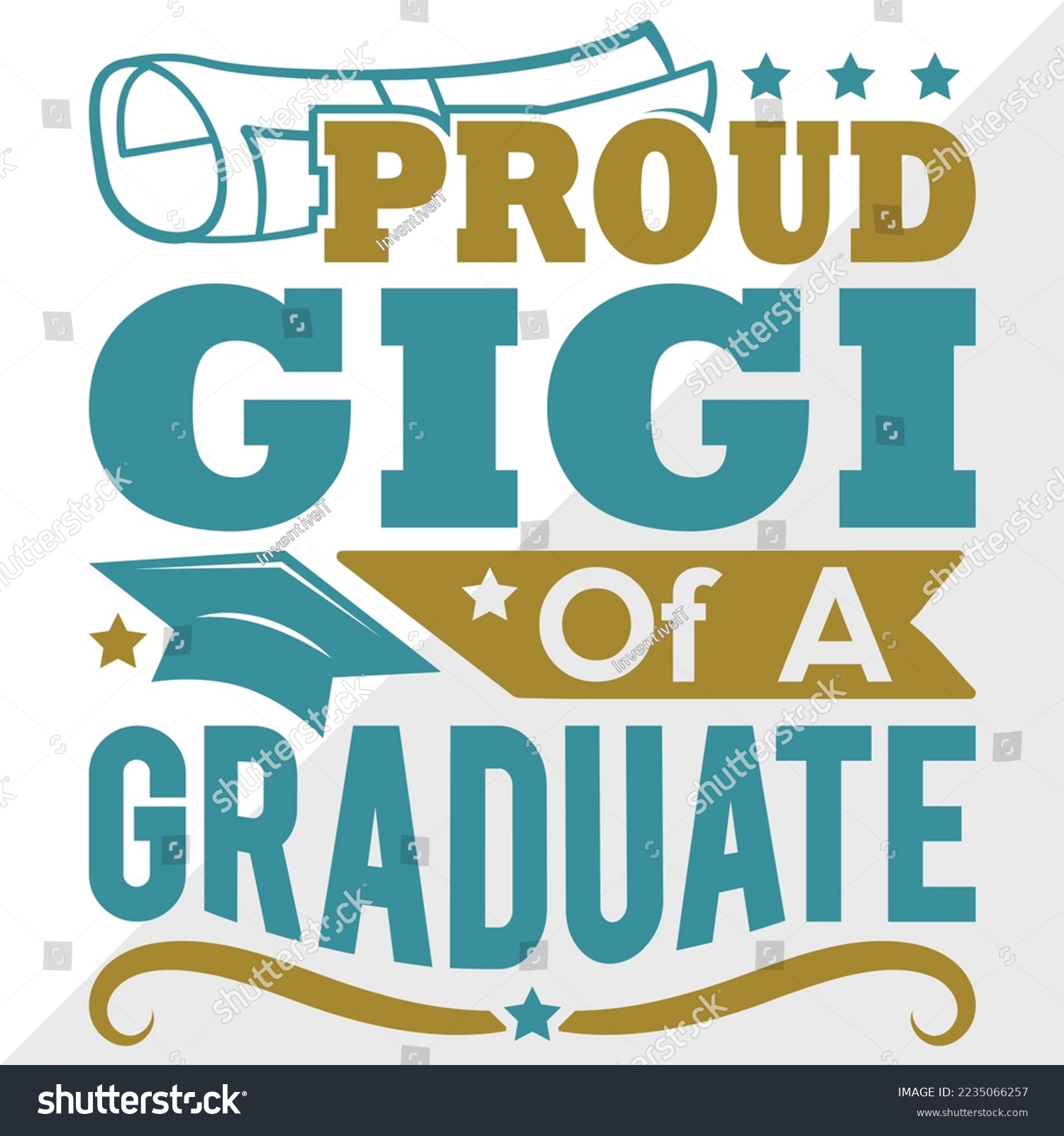 SVG of Proud Gigi Of A 2022 Graduate Svg Printable Vector Illustration svg
