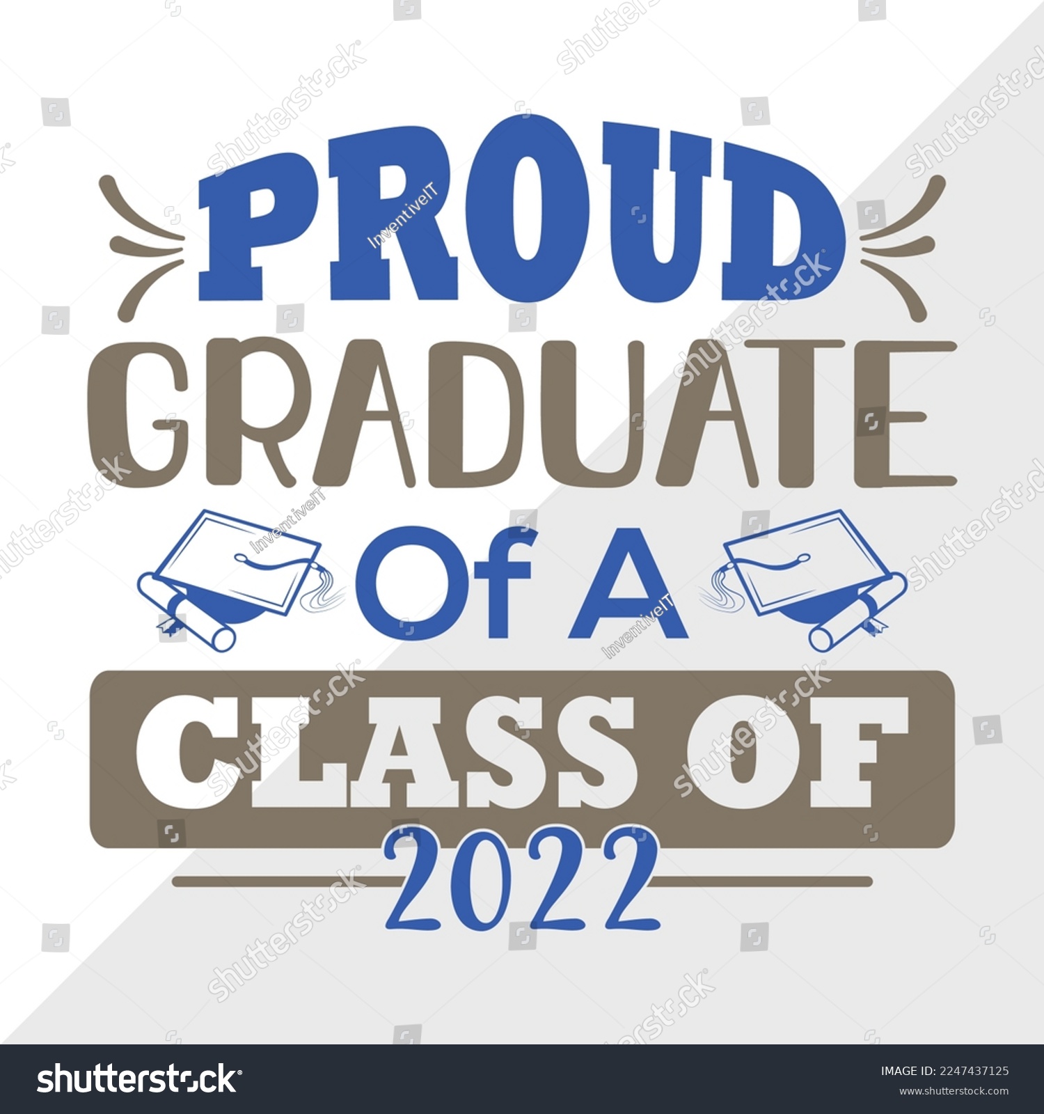 SVG of Proud Graduate Of A Class Of 2022 SVG Printable Vector Illustration svg
