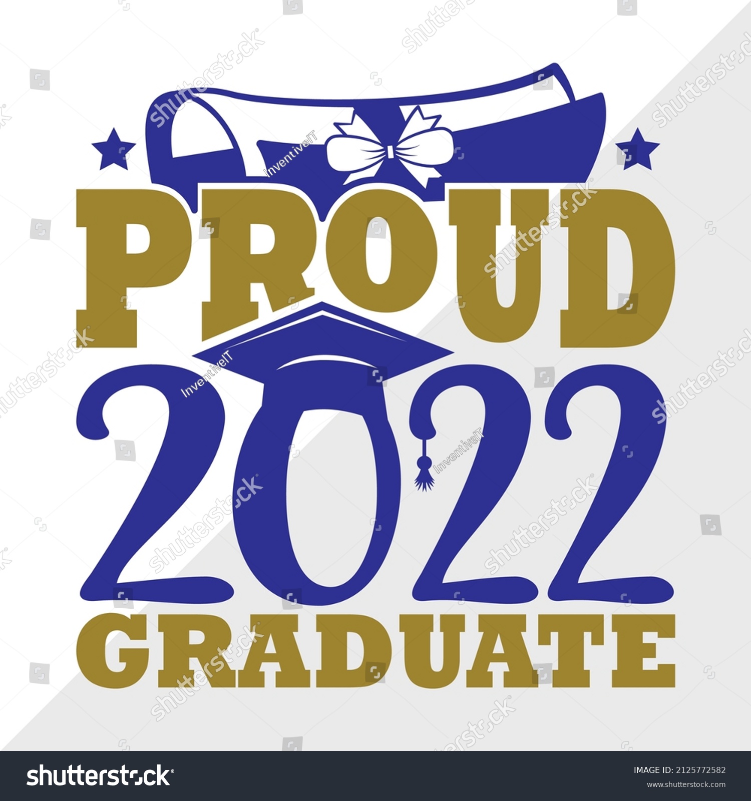 SVG of Proud 2022  Graduate printable vector illustration svg