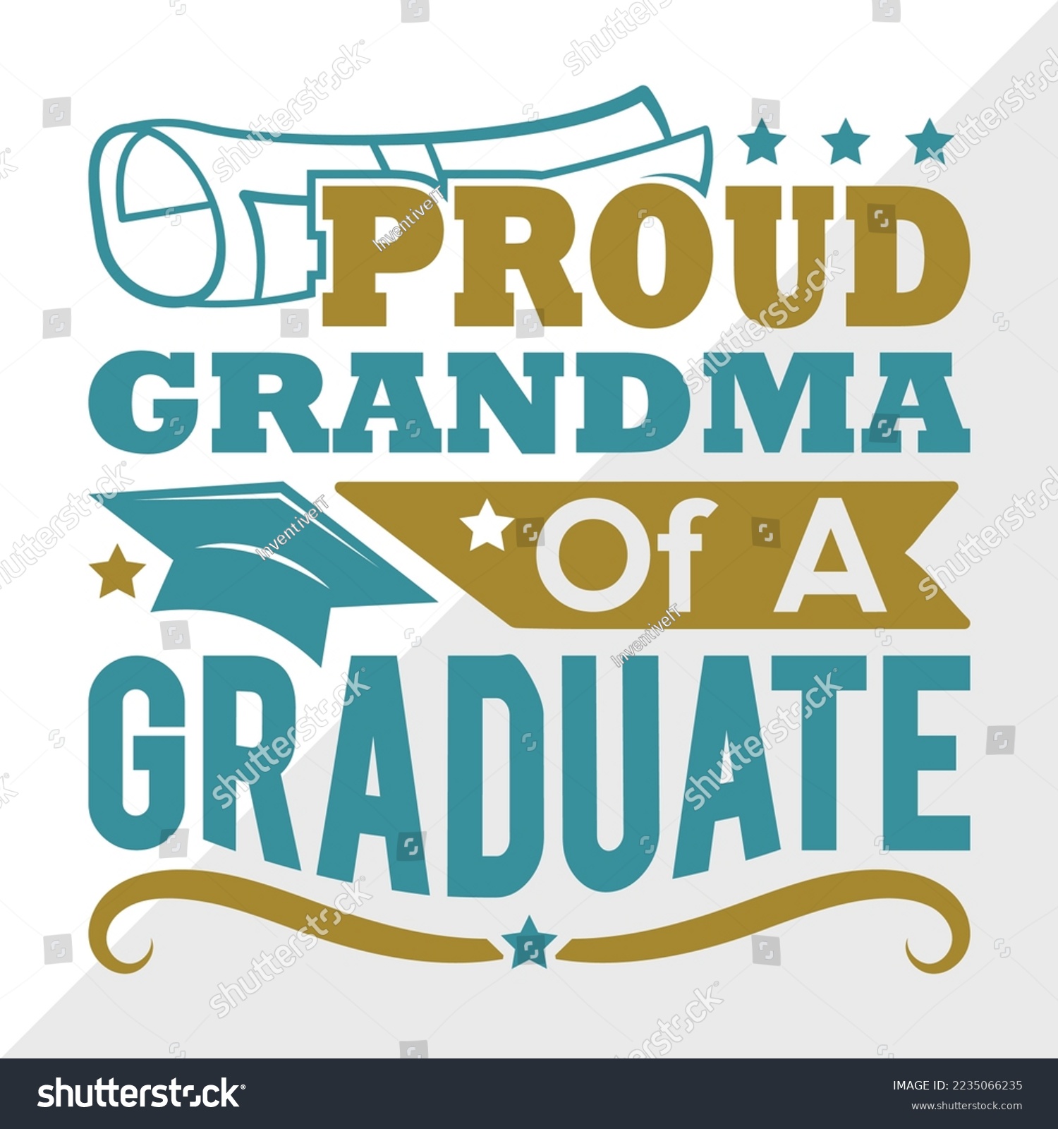 SVG of Proud Grandma Of A 2022 Graduate Svg Printable Vector Illustration svg