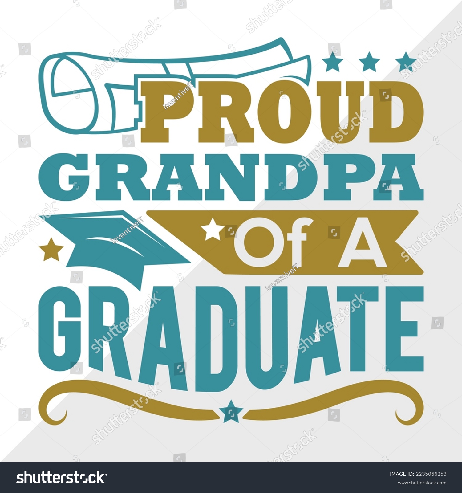 SVG of Proud Grandpa Of A 2022 Graduate Svg Printable Vector Illustration svg