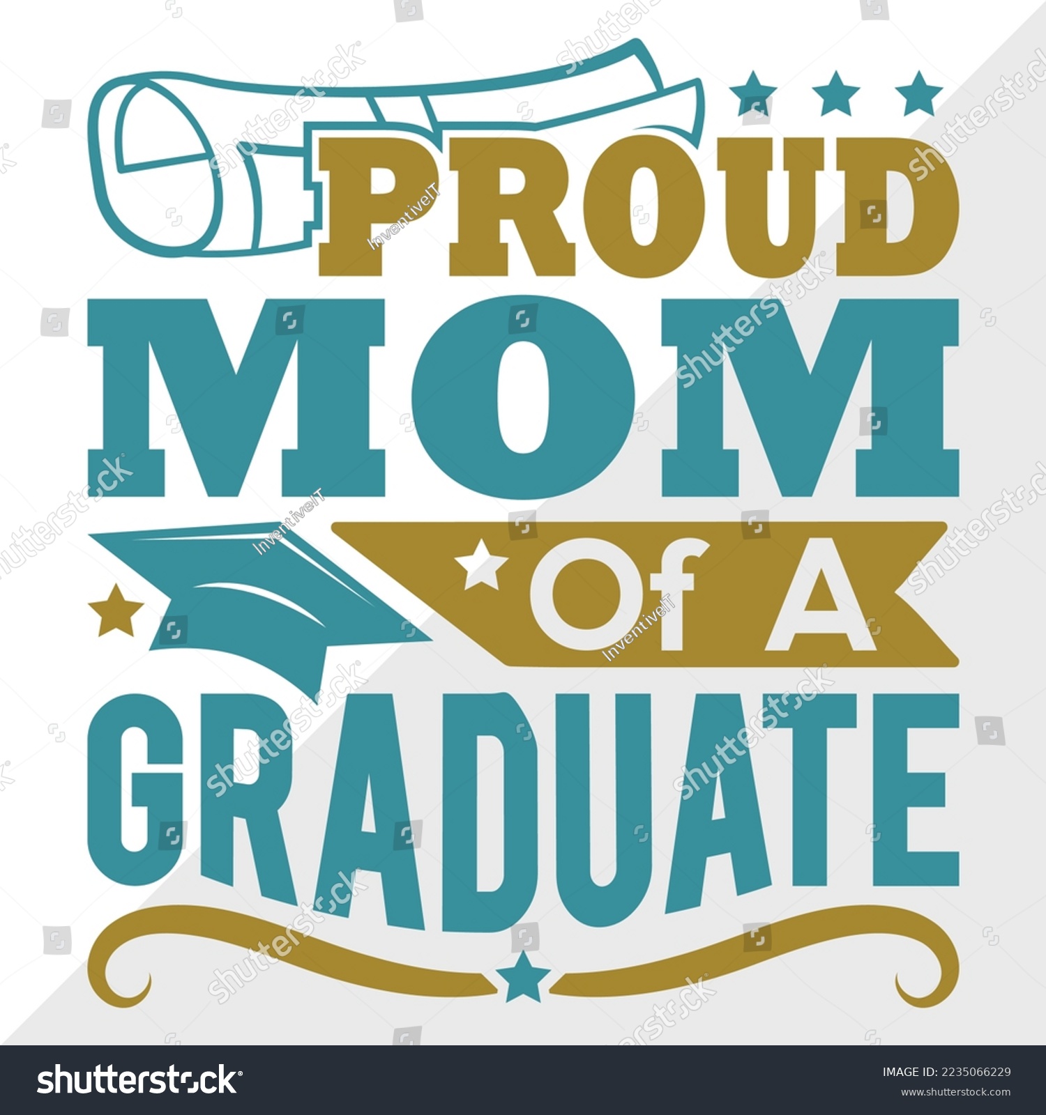 SVG of Proud Mom Of A 2022 Graduate Svg Printable Vector Illustration svg