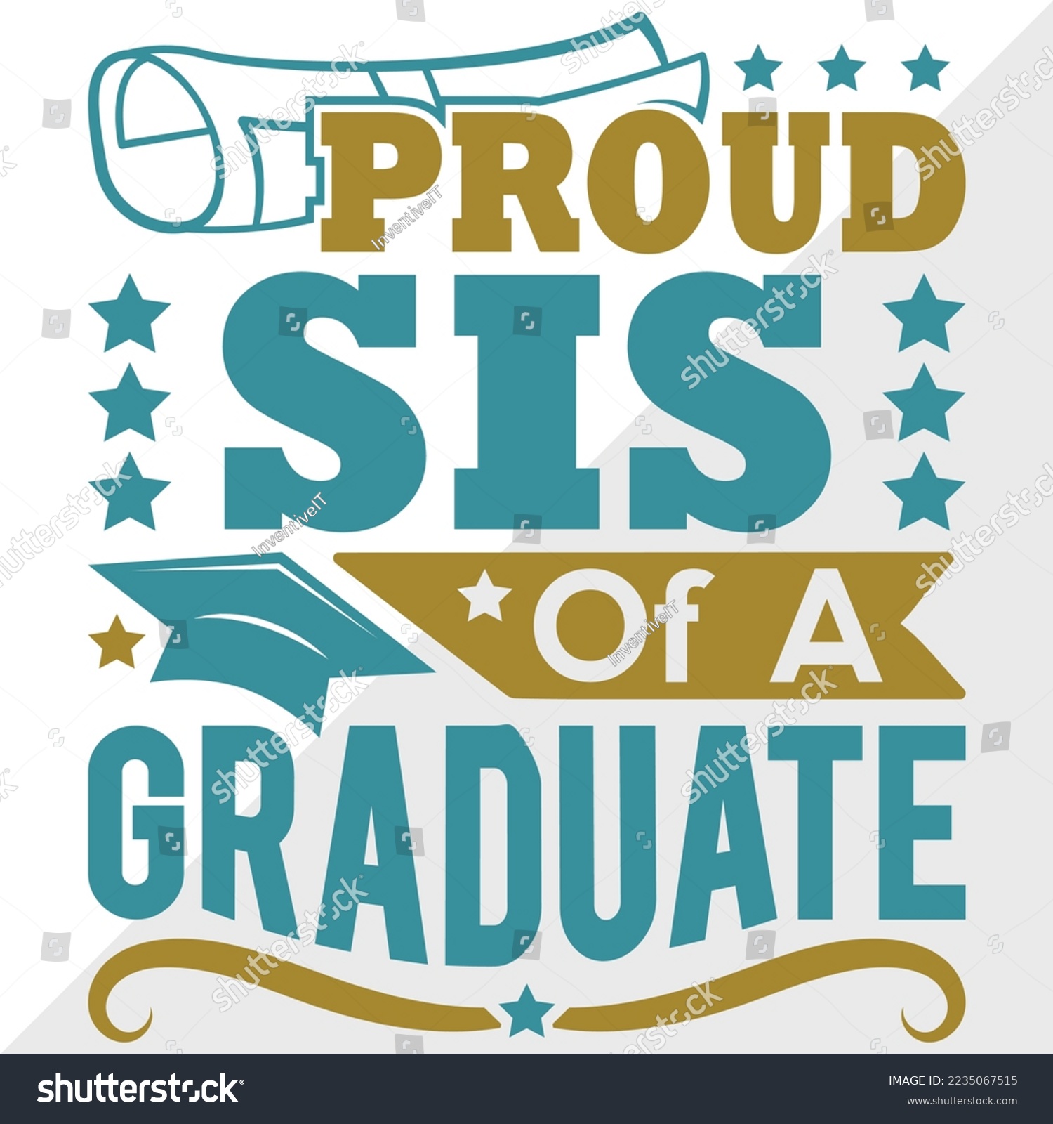 SVG of Proud Sis Of A 2022 Graduate Svg Printable Vector Illustration svg