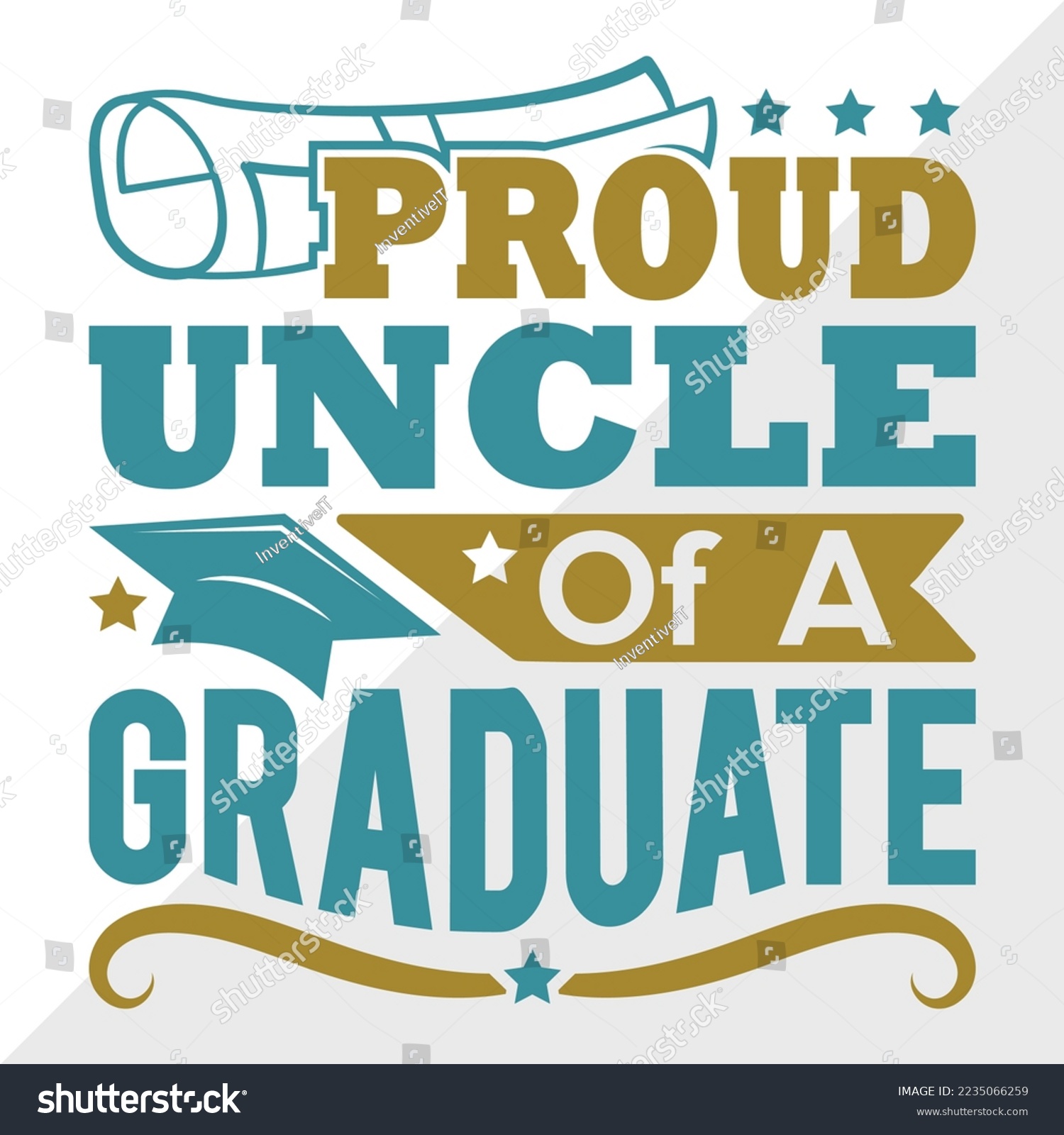 SVG of Proud Uncle Of A 2022 Graduate Svg Printable Vector Illustration svg