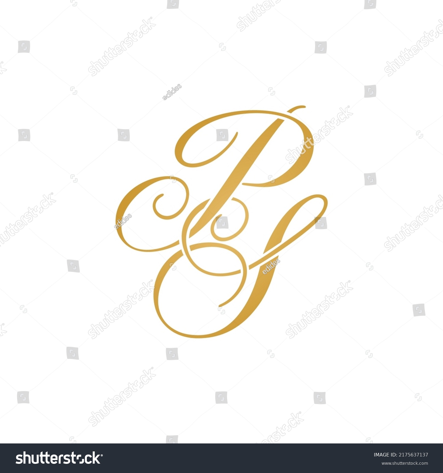 Ps Initial Logo Design Vector Stock Stock Vector (Royalty Free ...